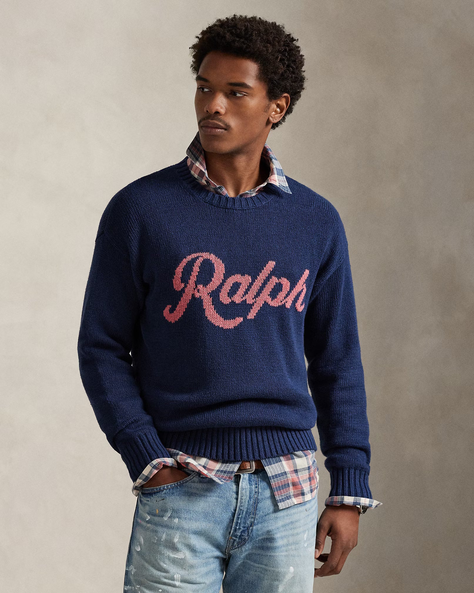 Le pull Ralph à logo