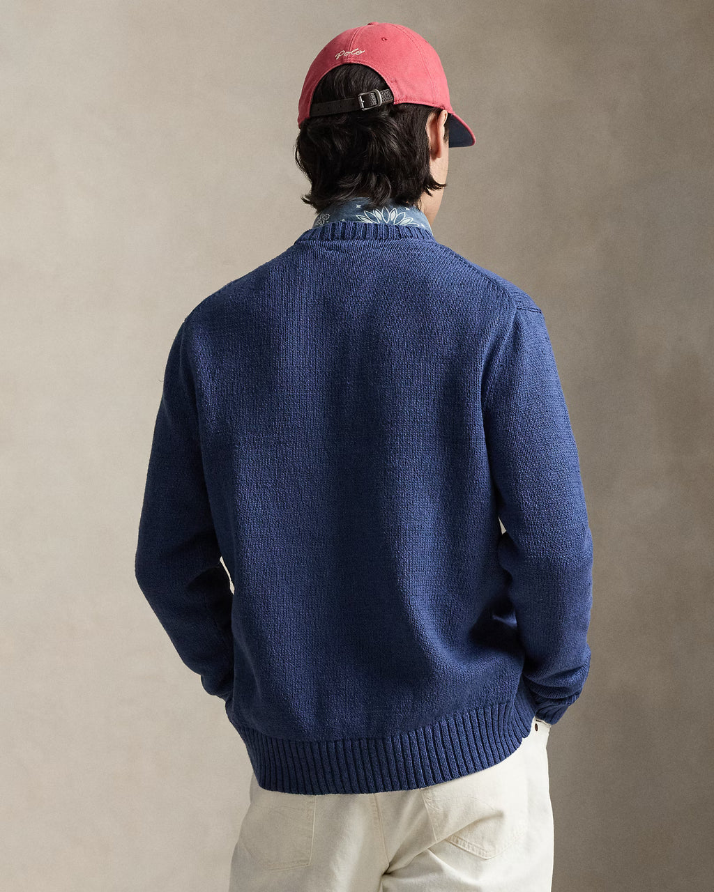 Pull Polo Bear en lin et coton