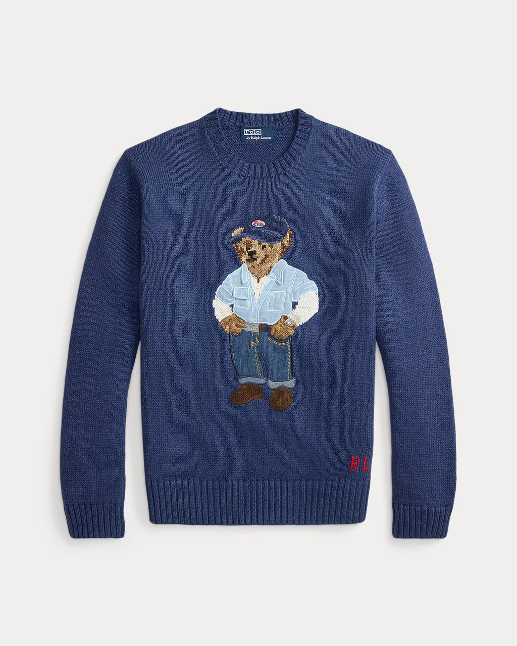 Pull Polo Bear en lin et coton
