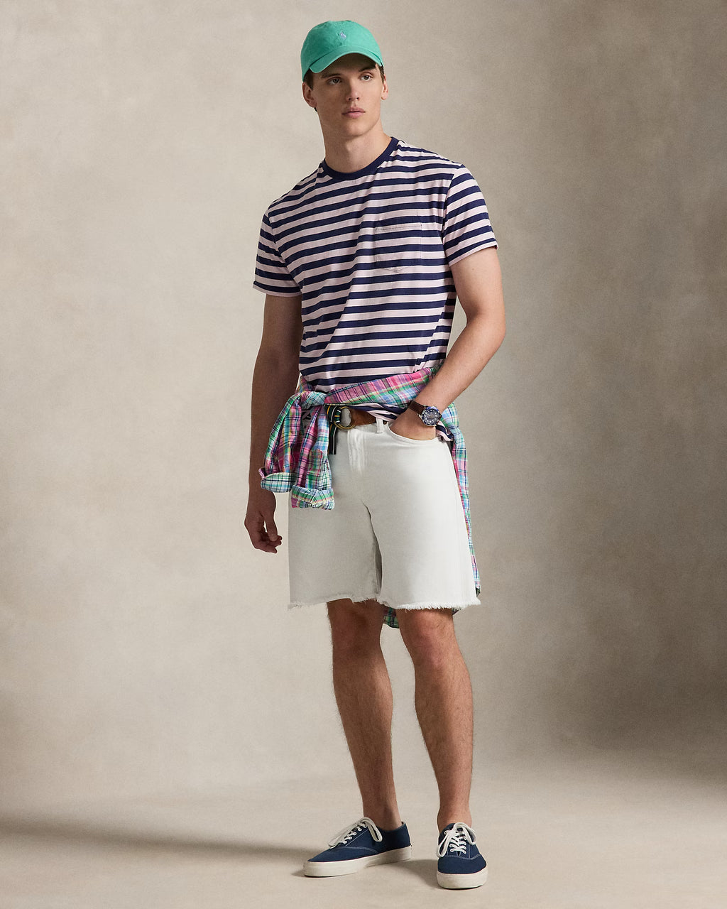 T-shirt rayé Classic Fit jersey