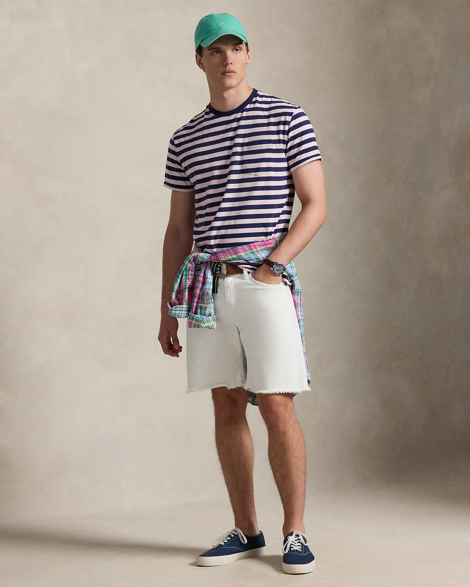 T-shirt rayé Classic Fit jersey