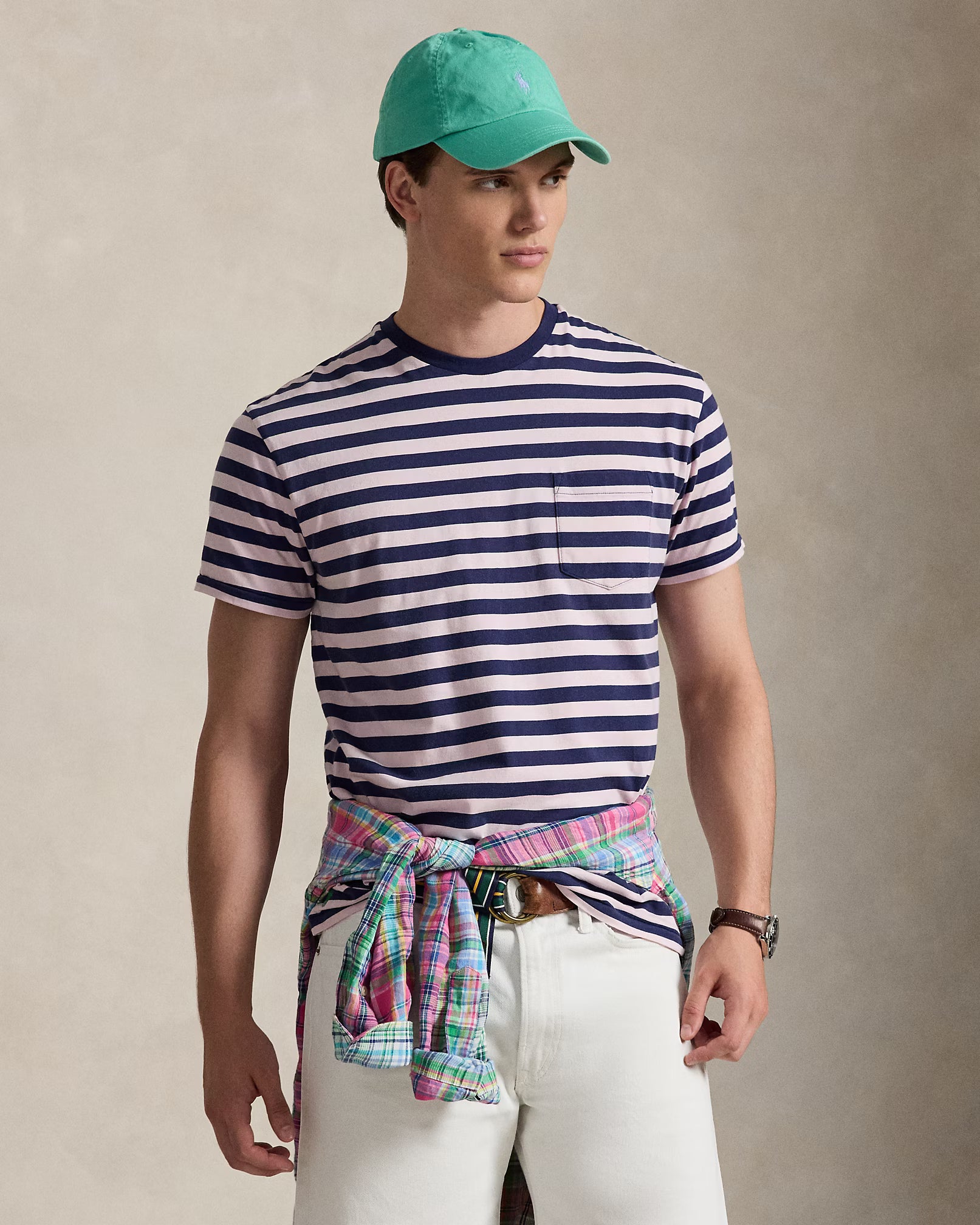 T-shirt rayé Classic Fit jersey