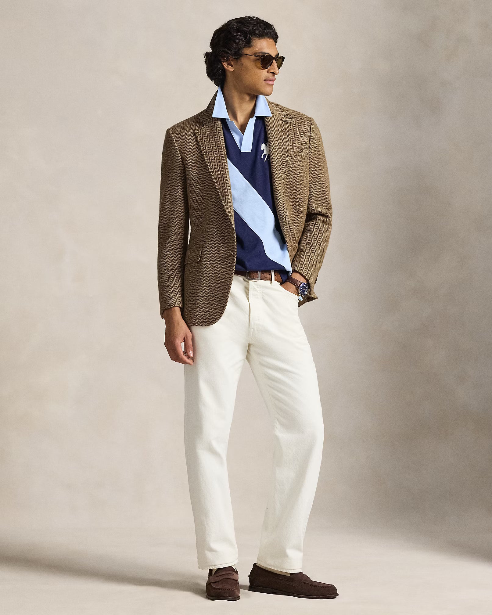 Polo Classic Fit en jersey à écusson