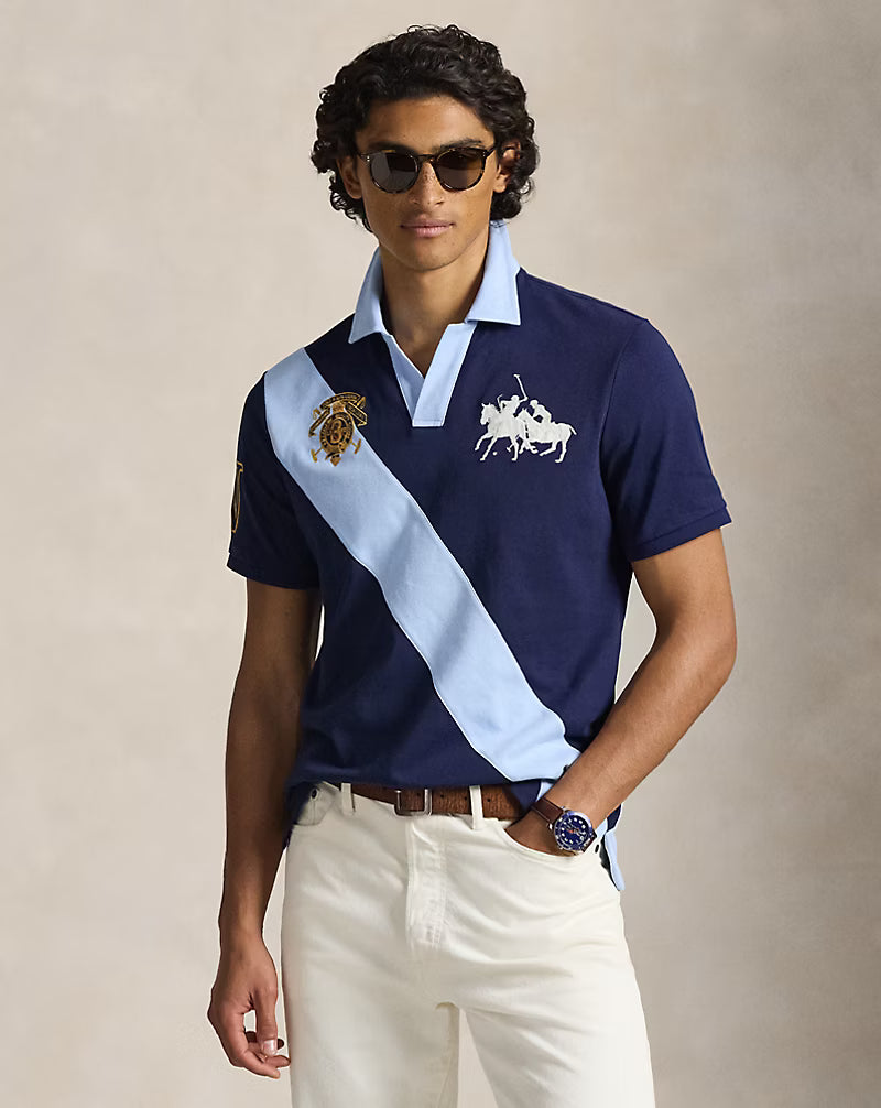 Polo Classic Fit en jersey à écusson