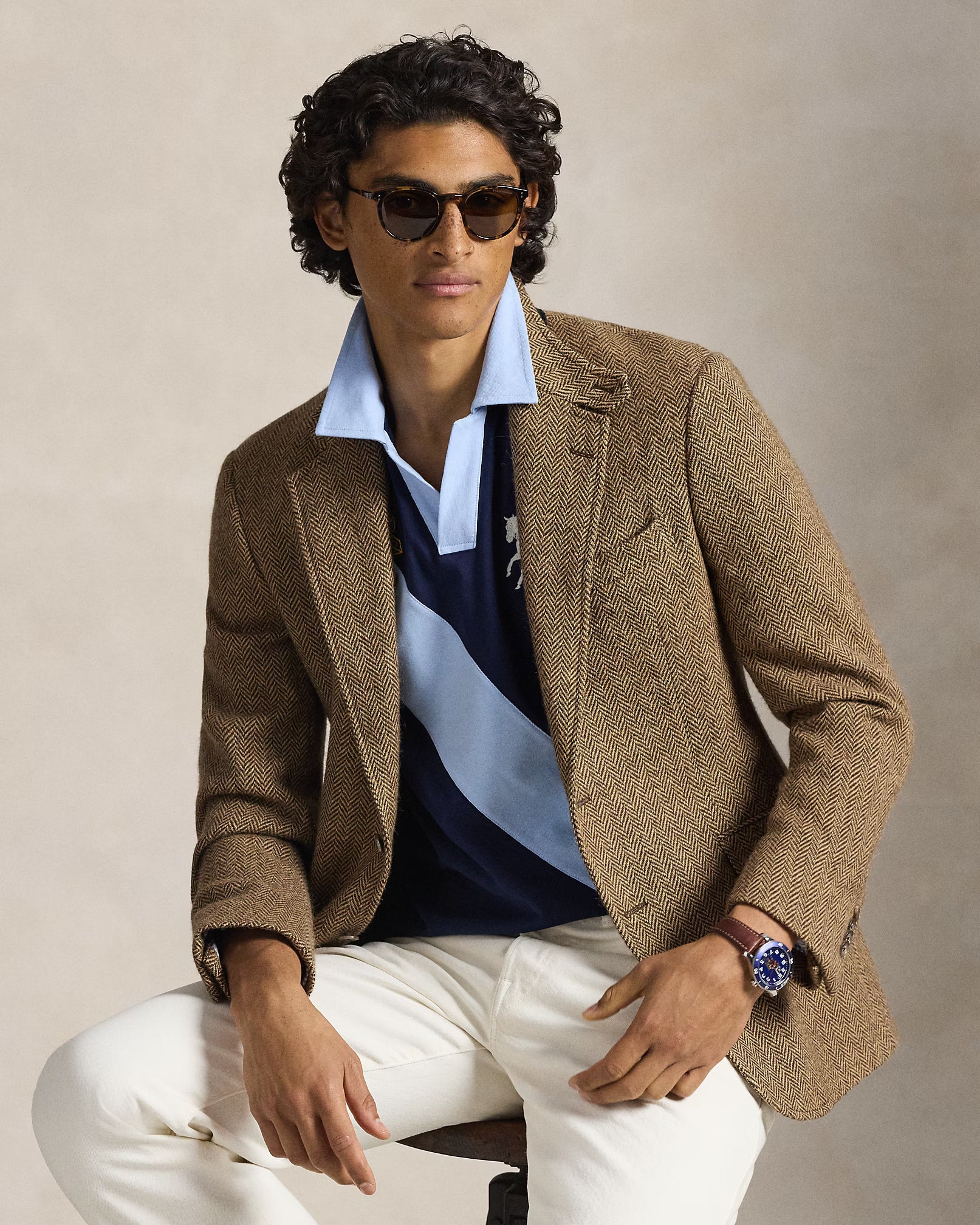 Polo Classic Fit en jersey à écusson