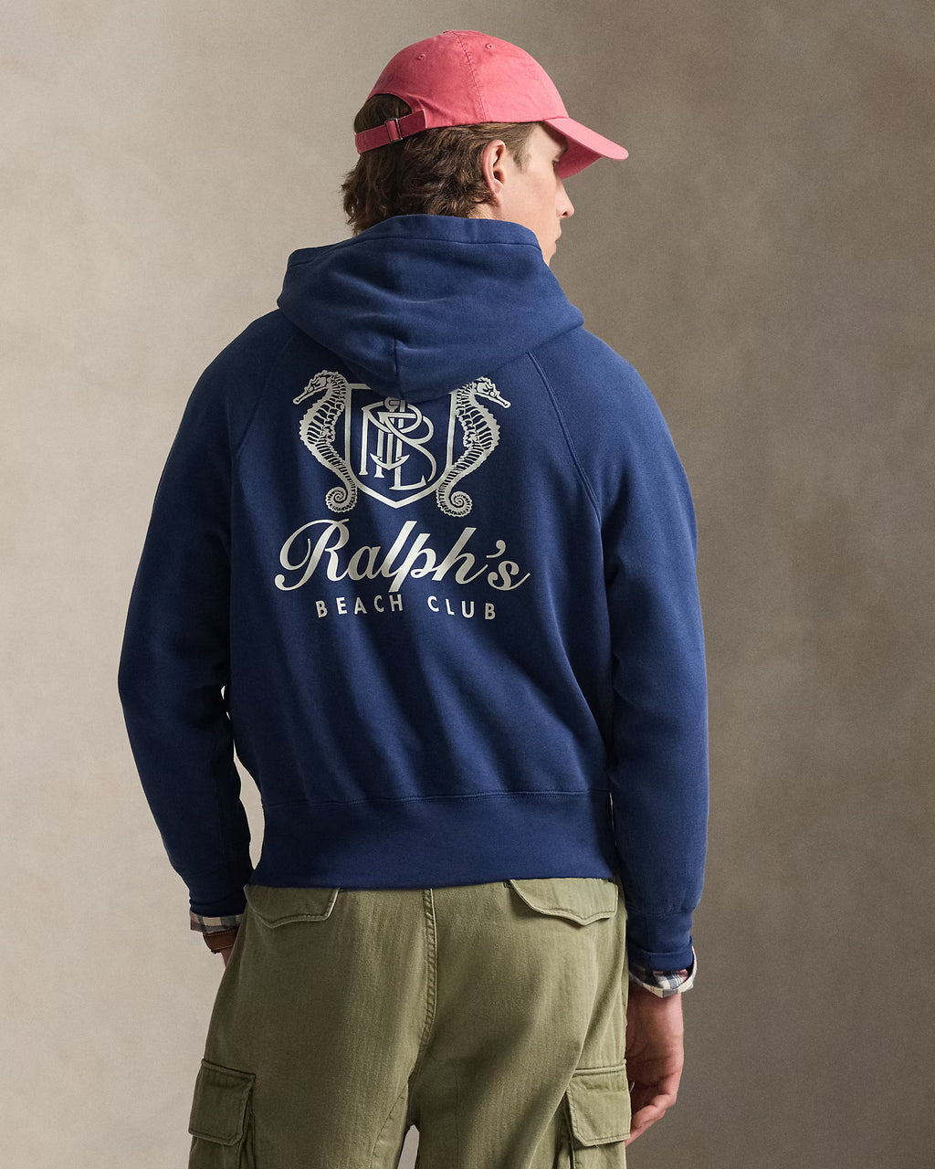 Sweat à capuche à motif Vintage Fit