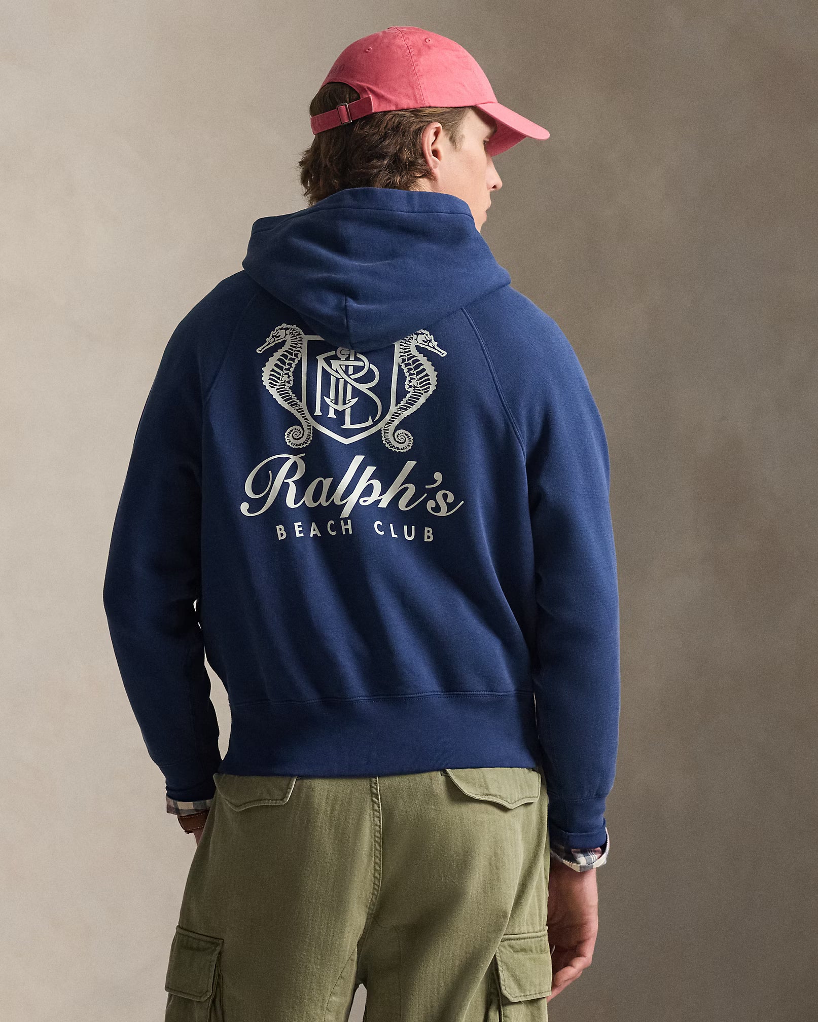 Sweat à capuche à motif Vintage Fit