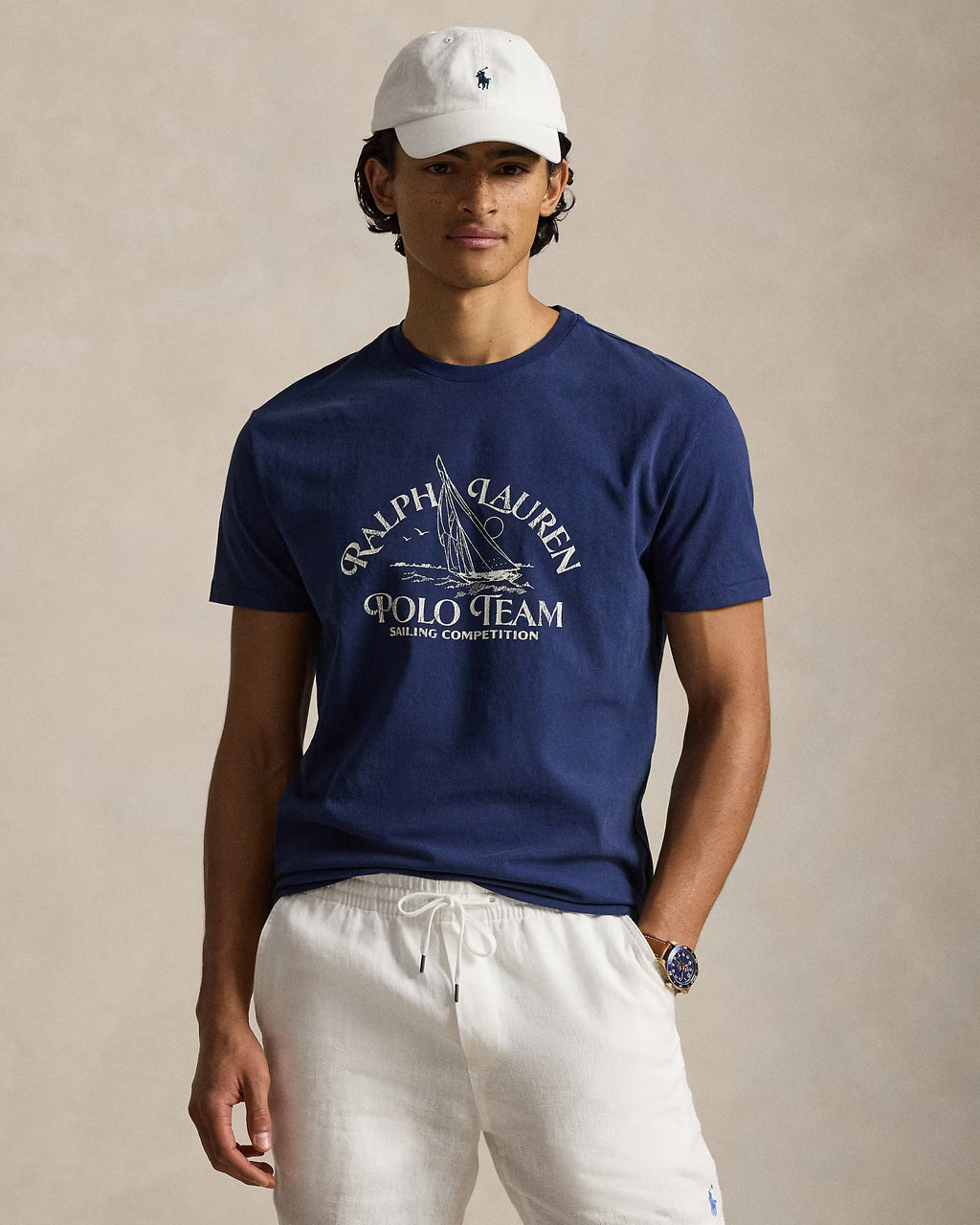 T-shirt graphique classique en jersey