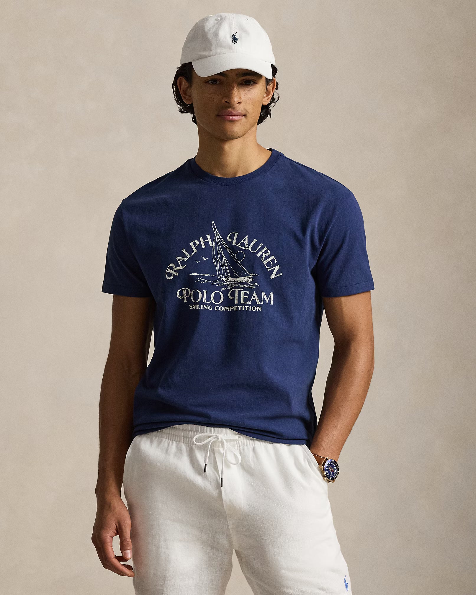 T-shirt graphique classique en jersey