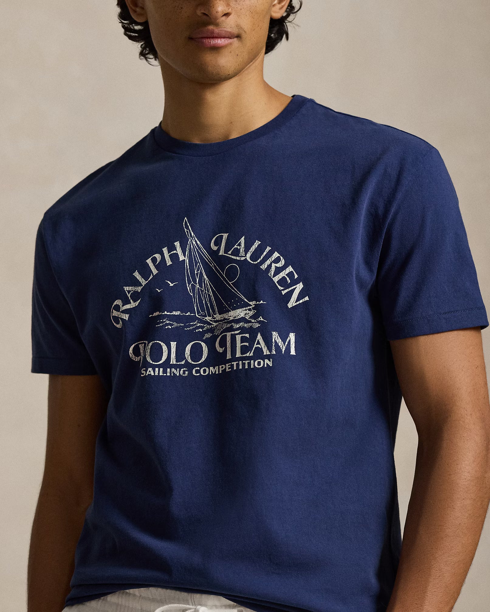 T-shirt graphique classique en jersey