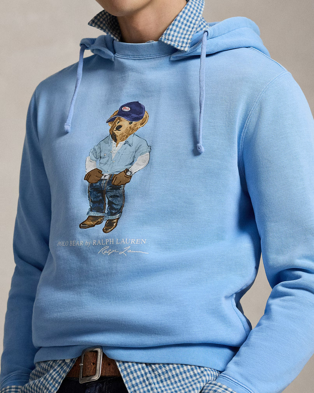 Sweat à capuche Polo Bear en molleton