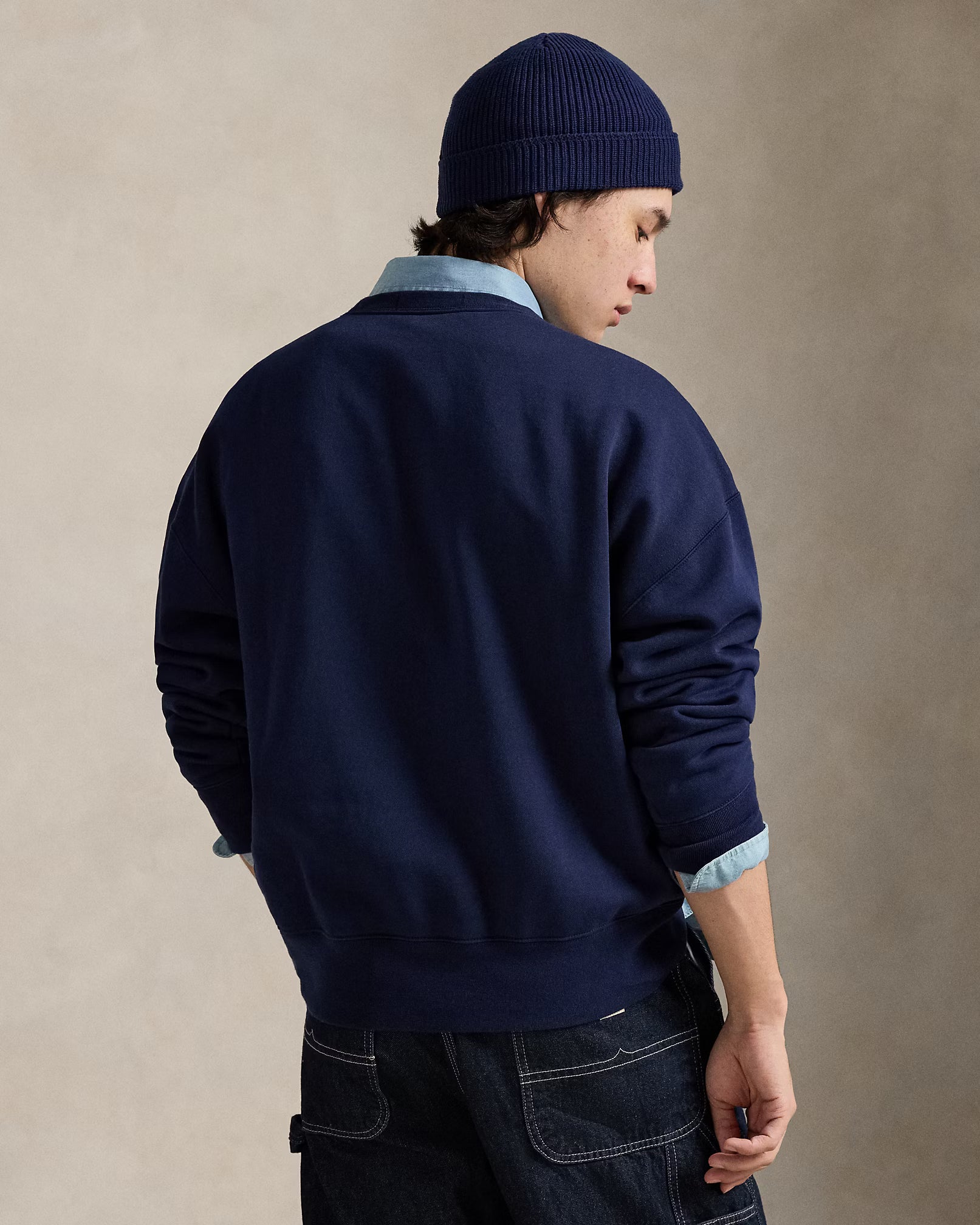 Sweat Polo Sport Relaxed Fit en molleton