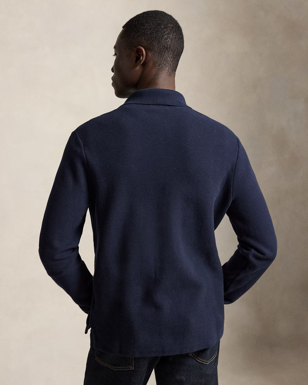 Cardigan en coton piqué