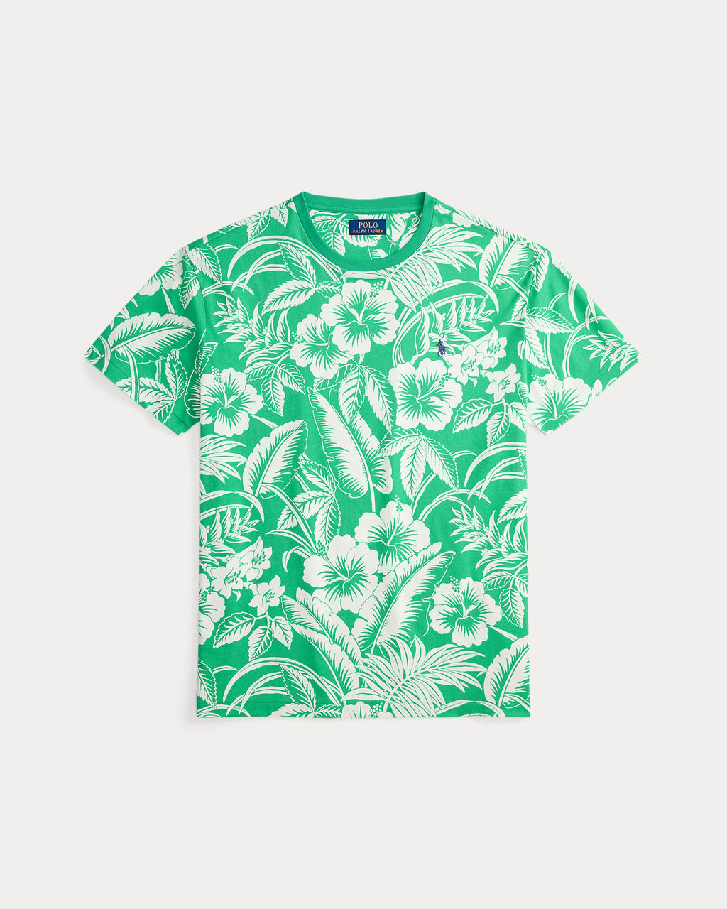 T-shirt tropical coupe ajustée en jersey