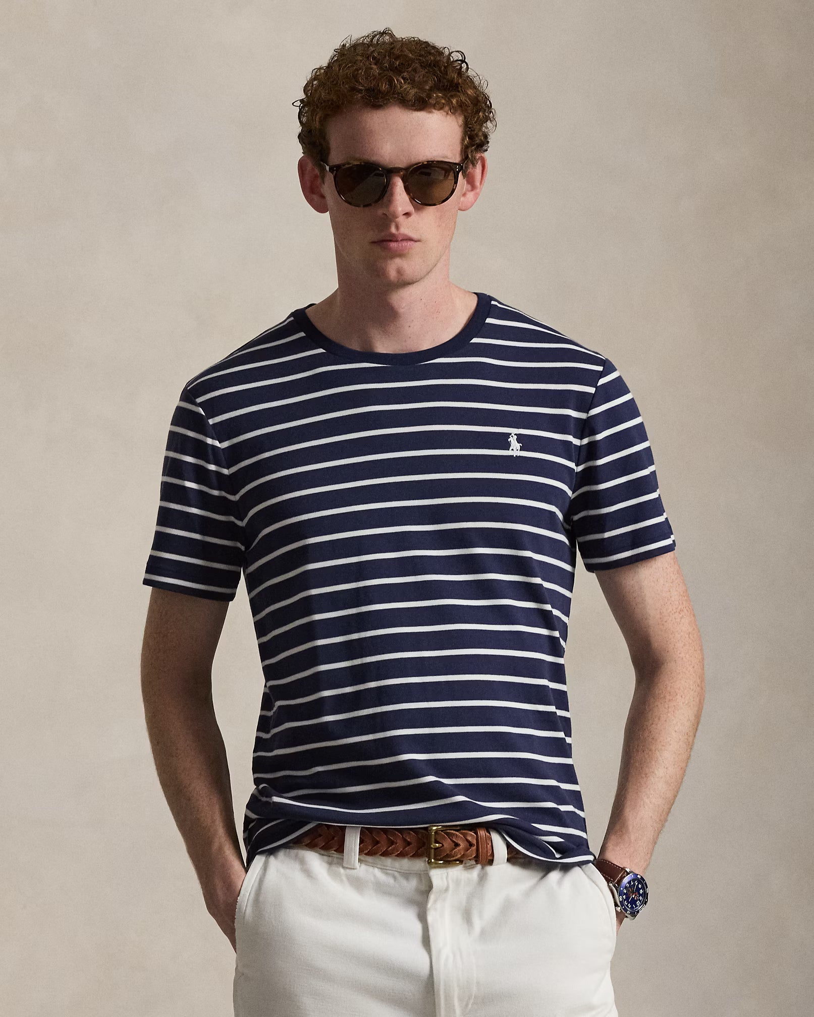 T-shirt en coton doux Custom Slim Fit