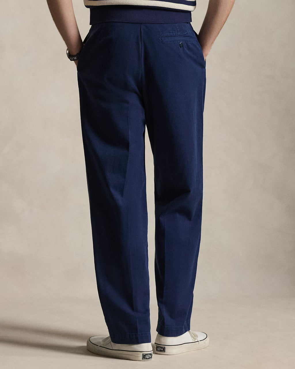 Pantalon officier Relaxed Fit sergé