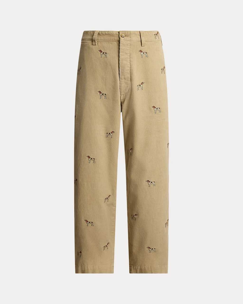 Chino ample en velours côtelé