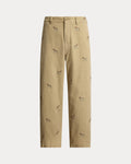 Chino ample en velours côtelé
