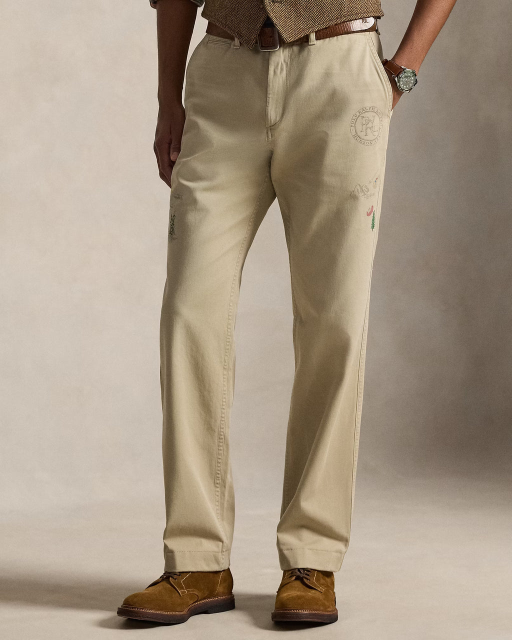 Pantalon Bedford Straight Fit Graphic