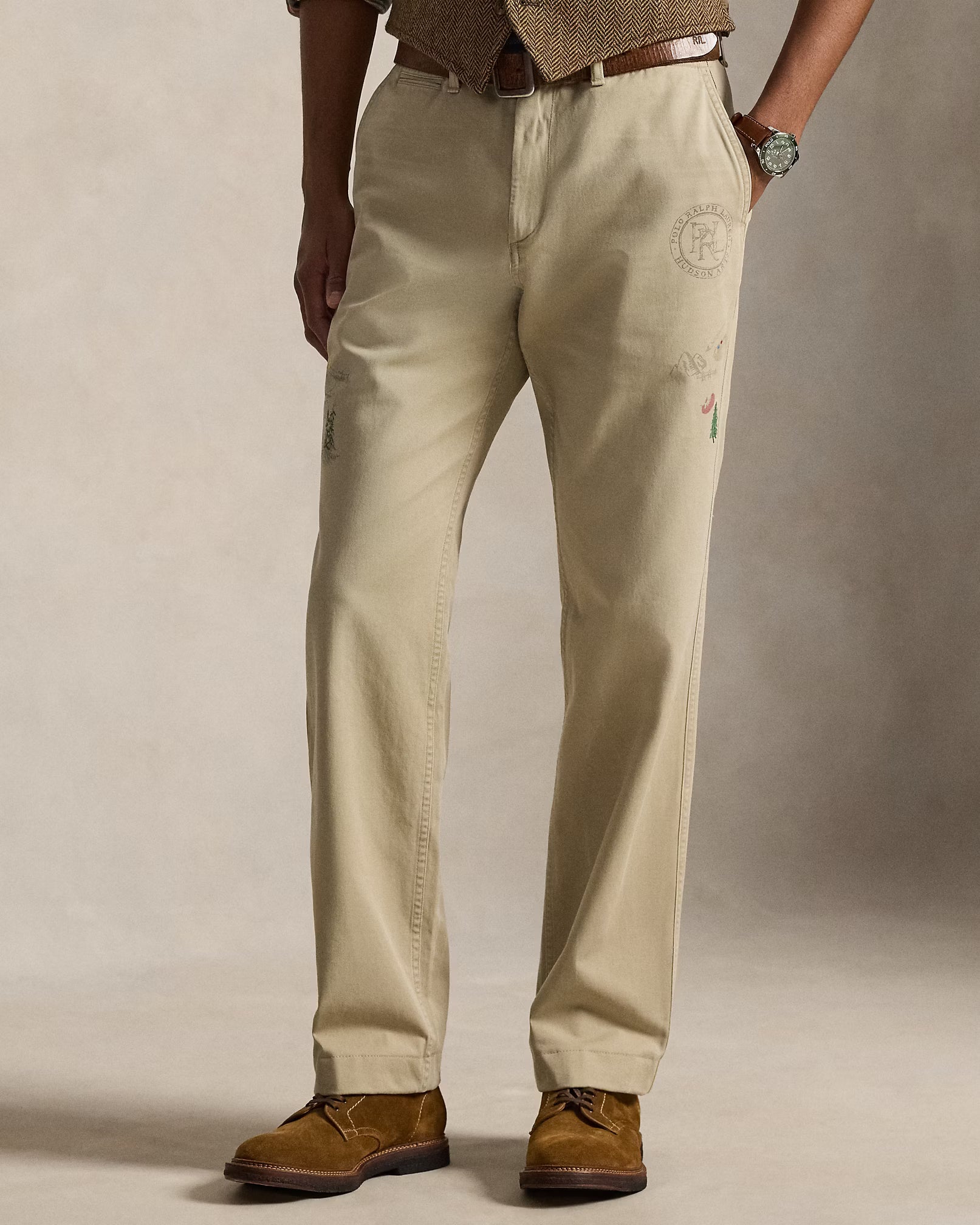 Pantalon Bedford Straight Fit Graphic