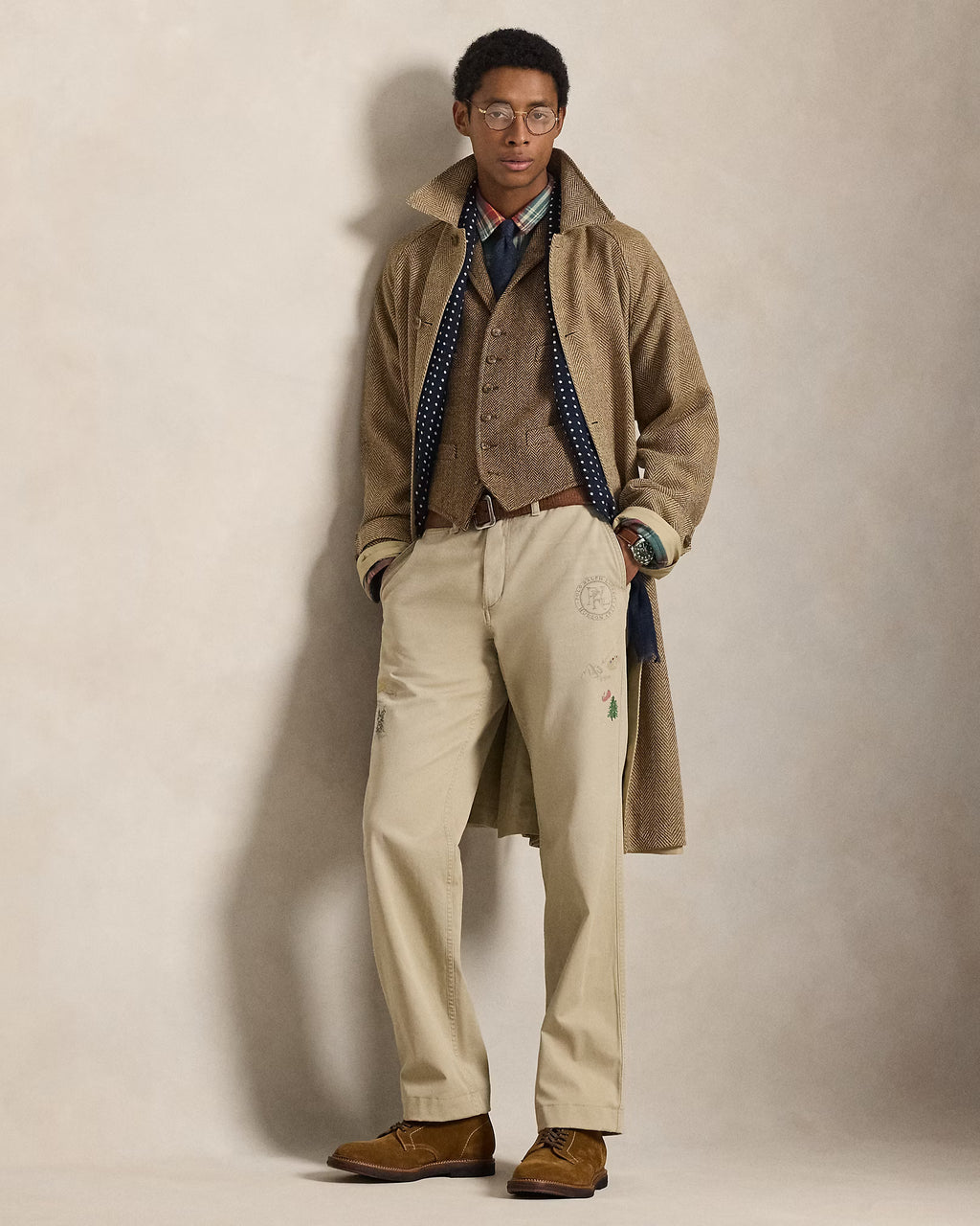 Pantalon Bedford Straight Fit Graphic