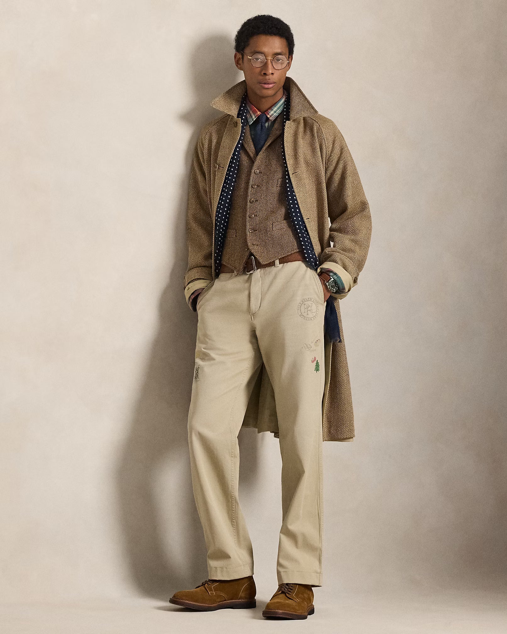 Pantalon Bedford Straight Fit Graphic