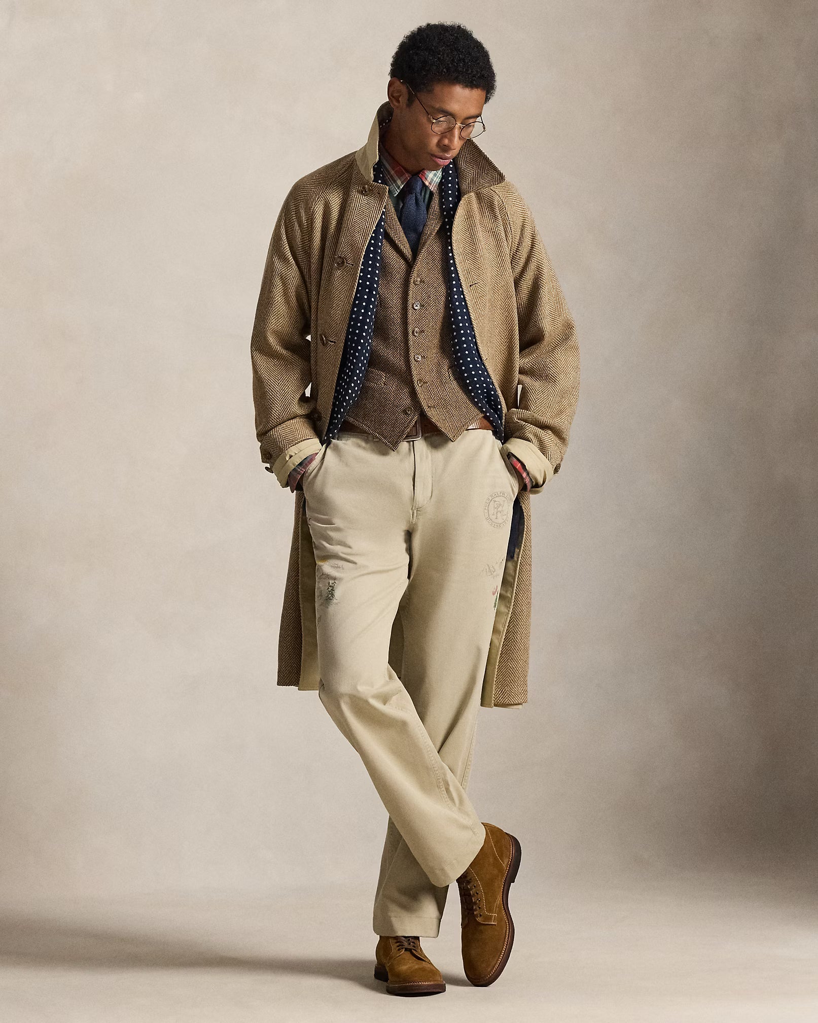 Pantalon Bedford Straight Fit Graphic