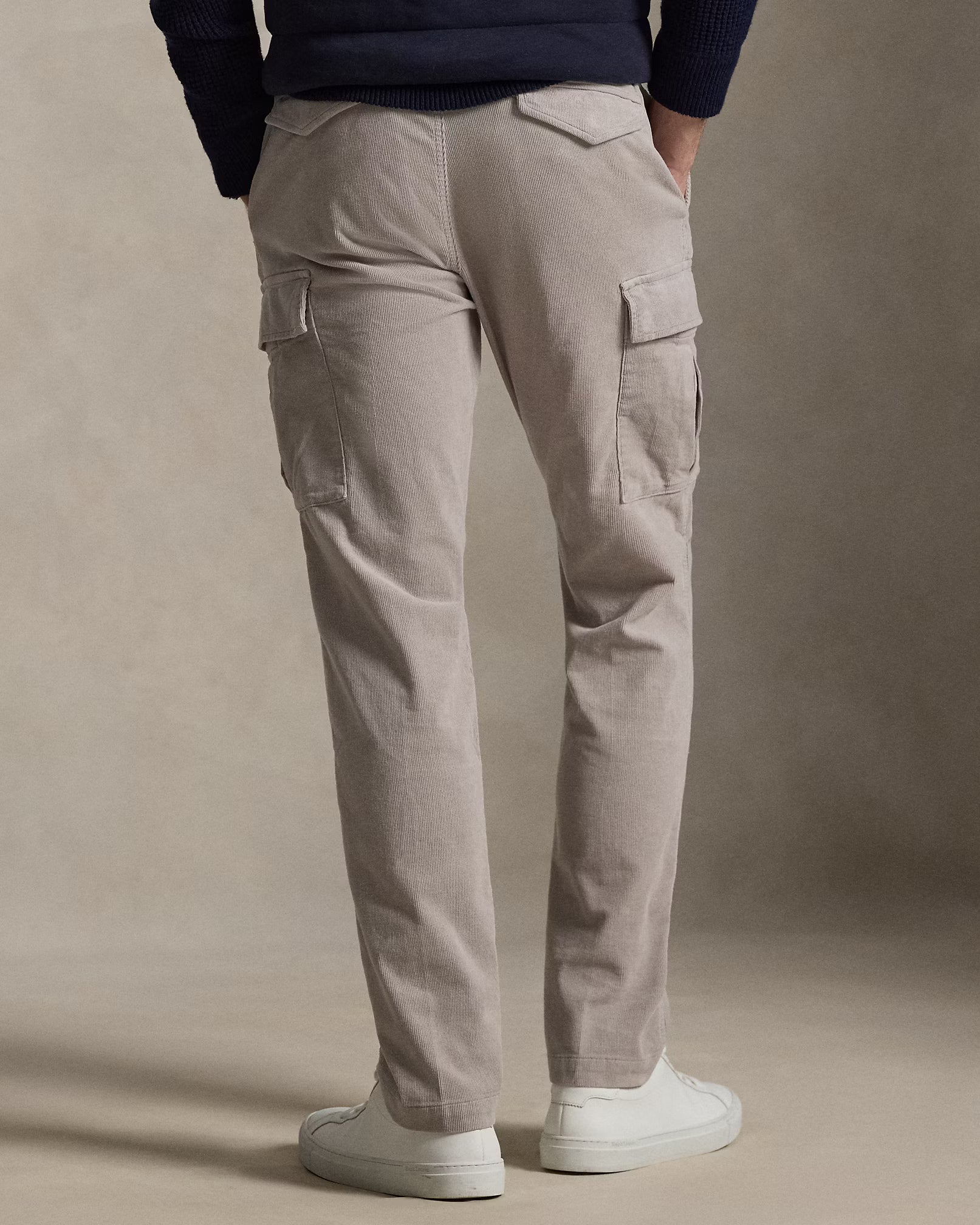 Pantalon cargo Slim Fit velours stretch