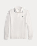 Polo ajusté en piqué Oxford stretch