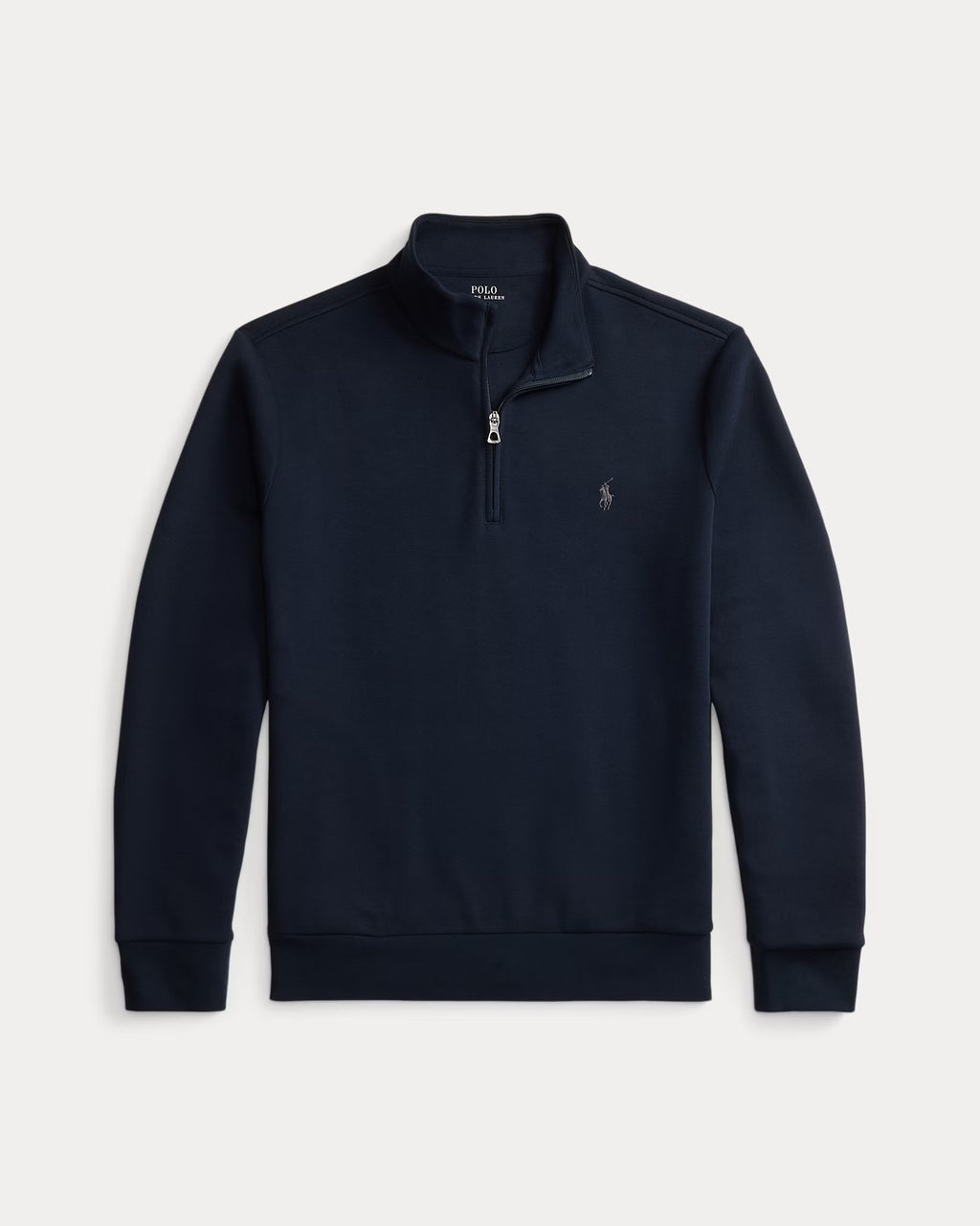 Pull à col cheminée en maille double