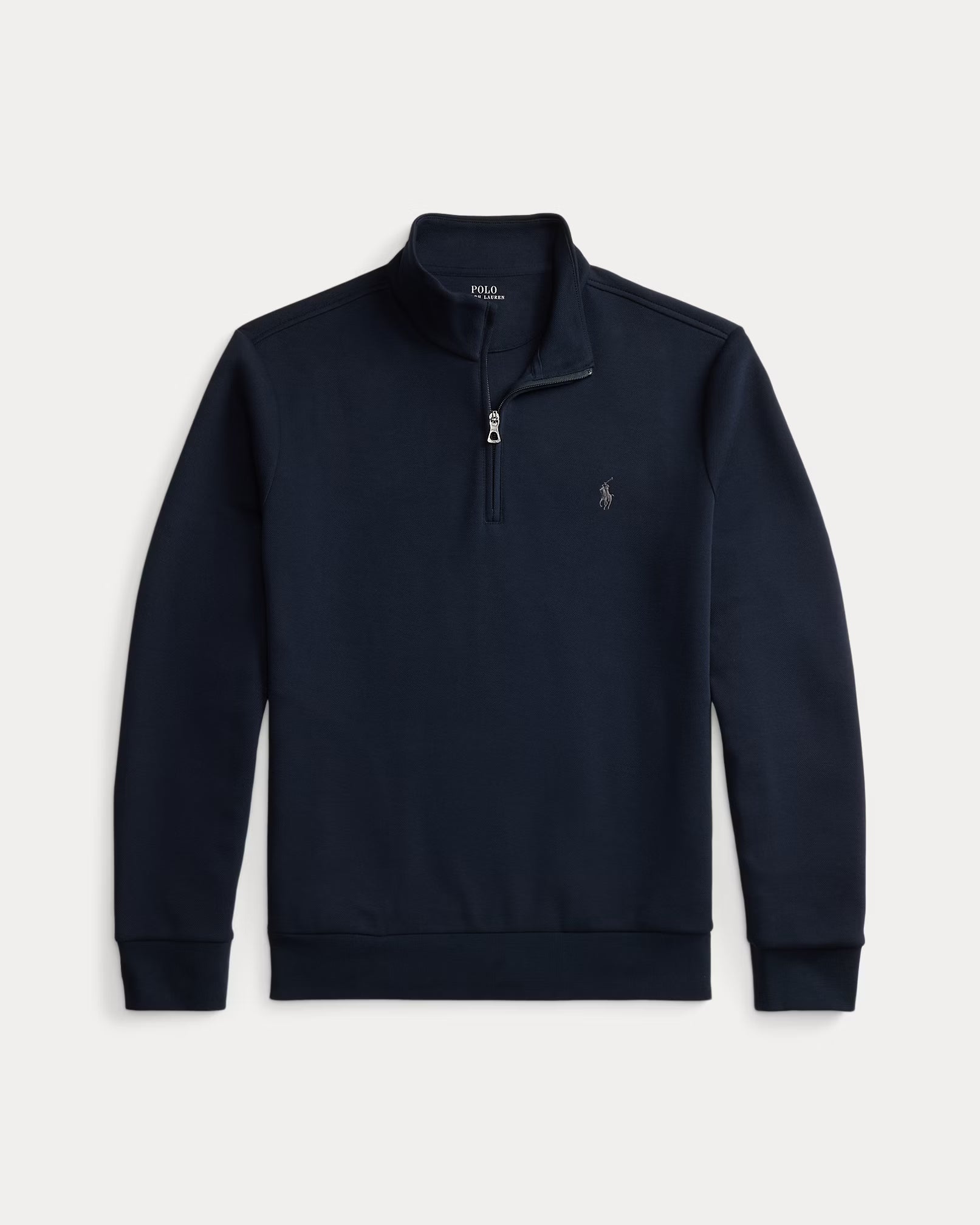 Pull à col cheminée en maille double