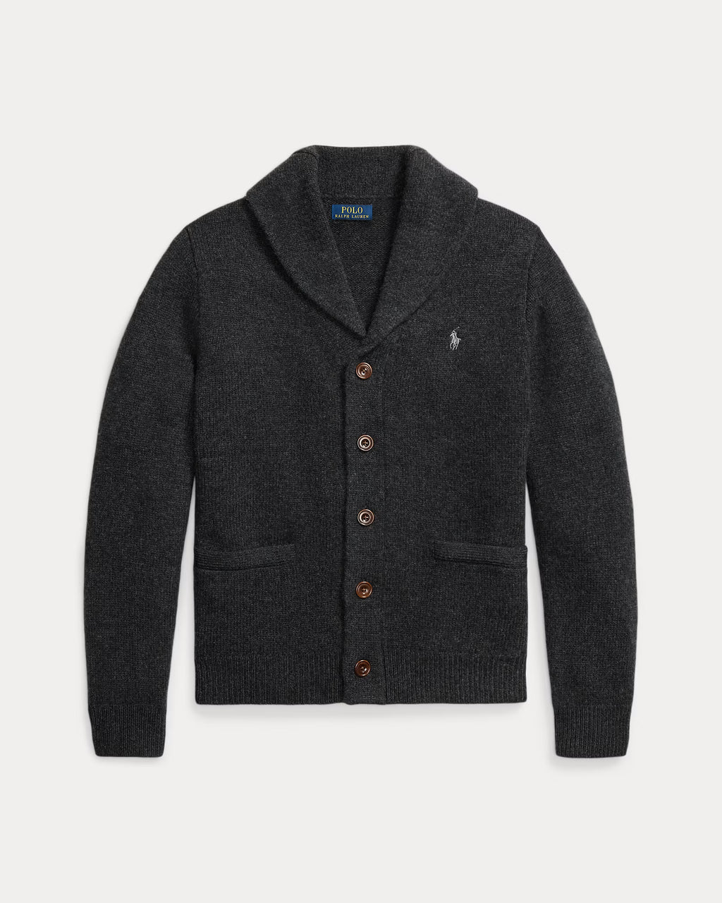 Cardigan à col châle laine et cachemire