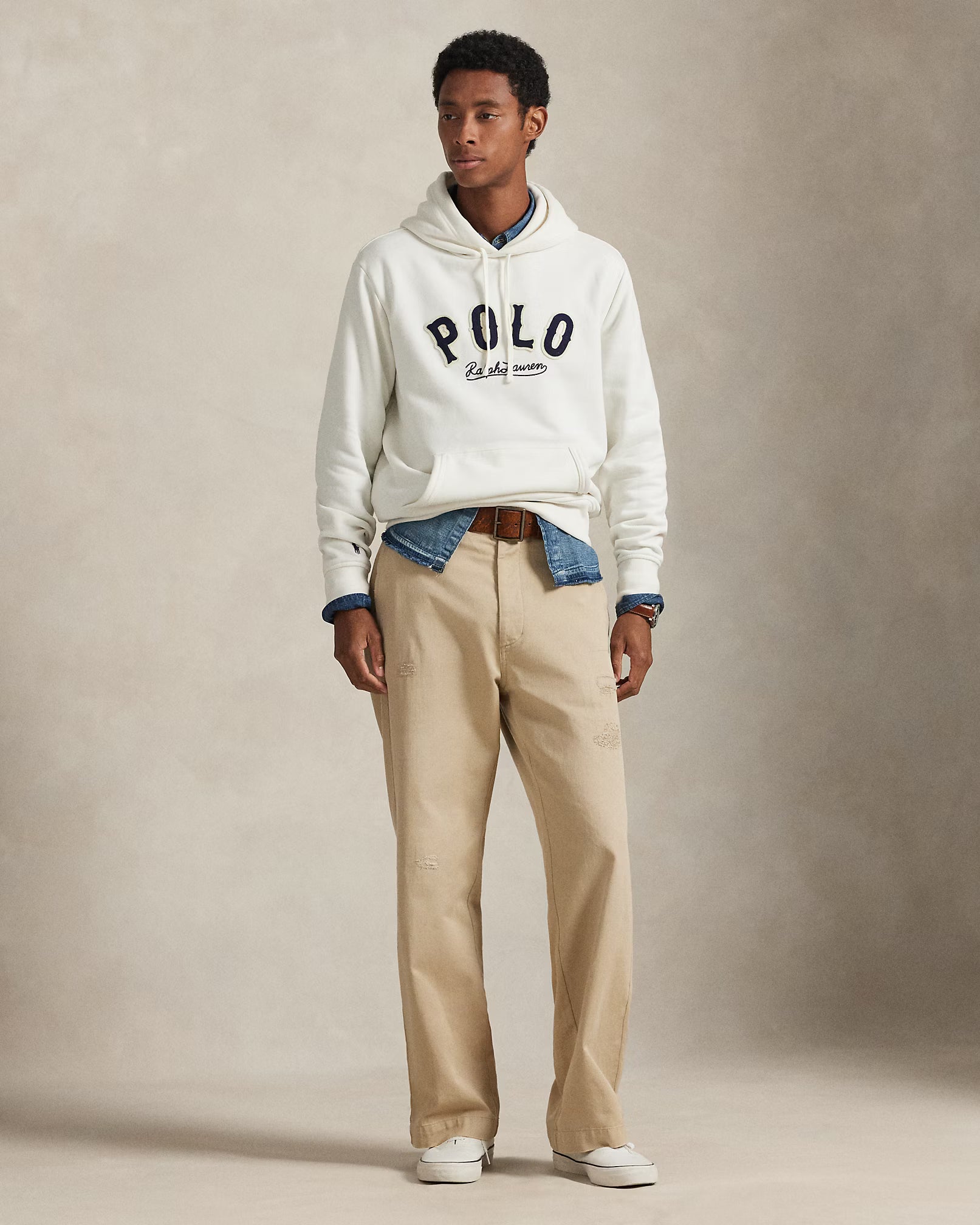 Le sweat à capuche RL à logo western