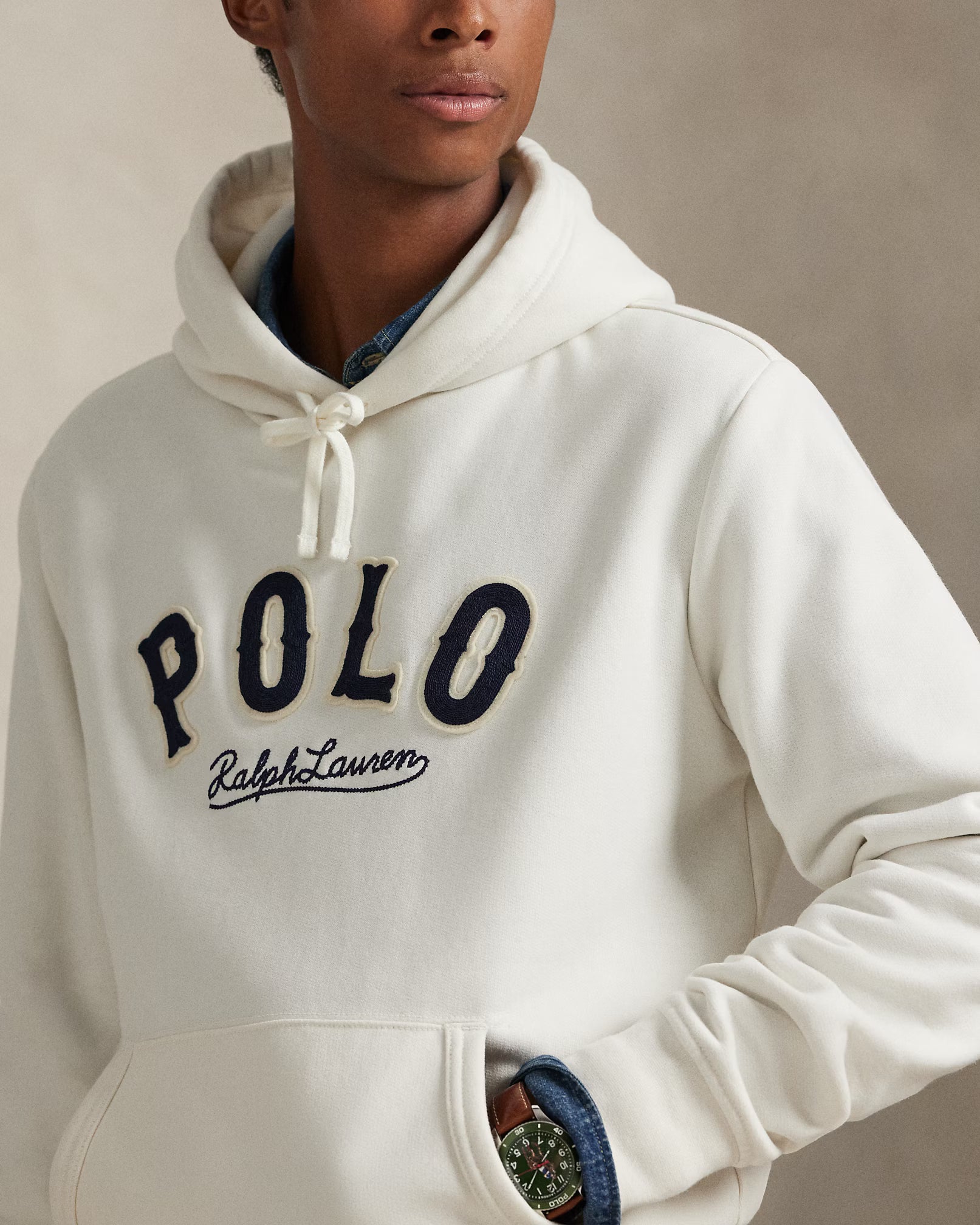 Le sweat à capuche RL à logo western