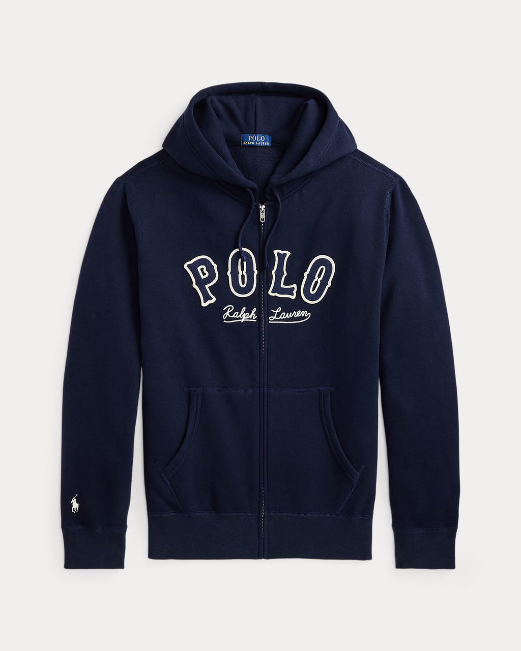 Sweat capuche RL logo western molleton