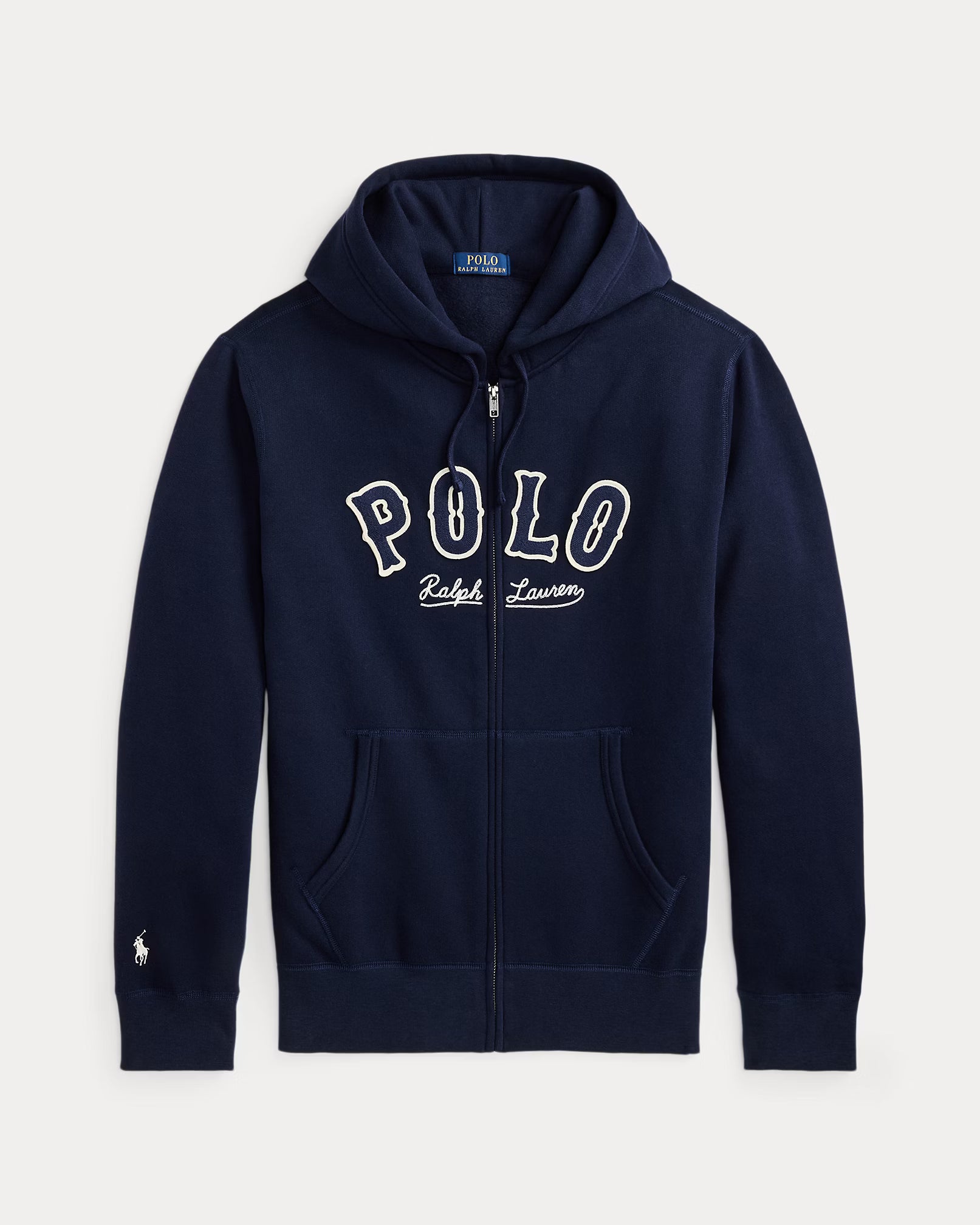 Sweat capuche RL logo western molleton