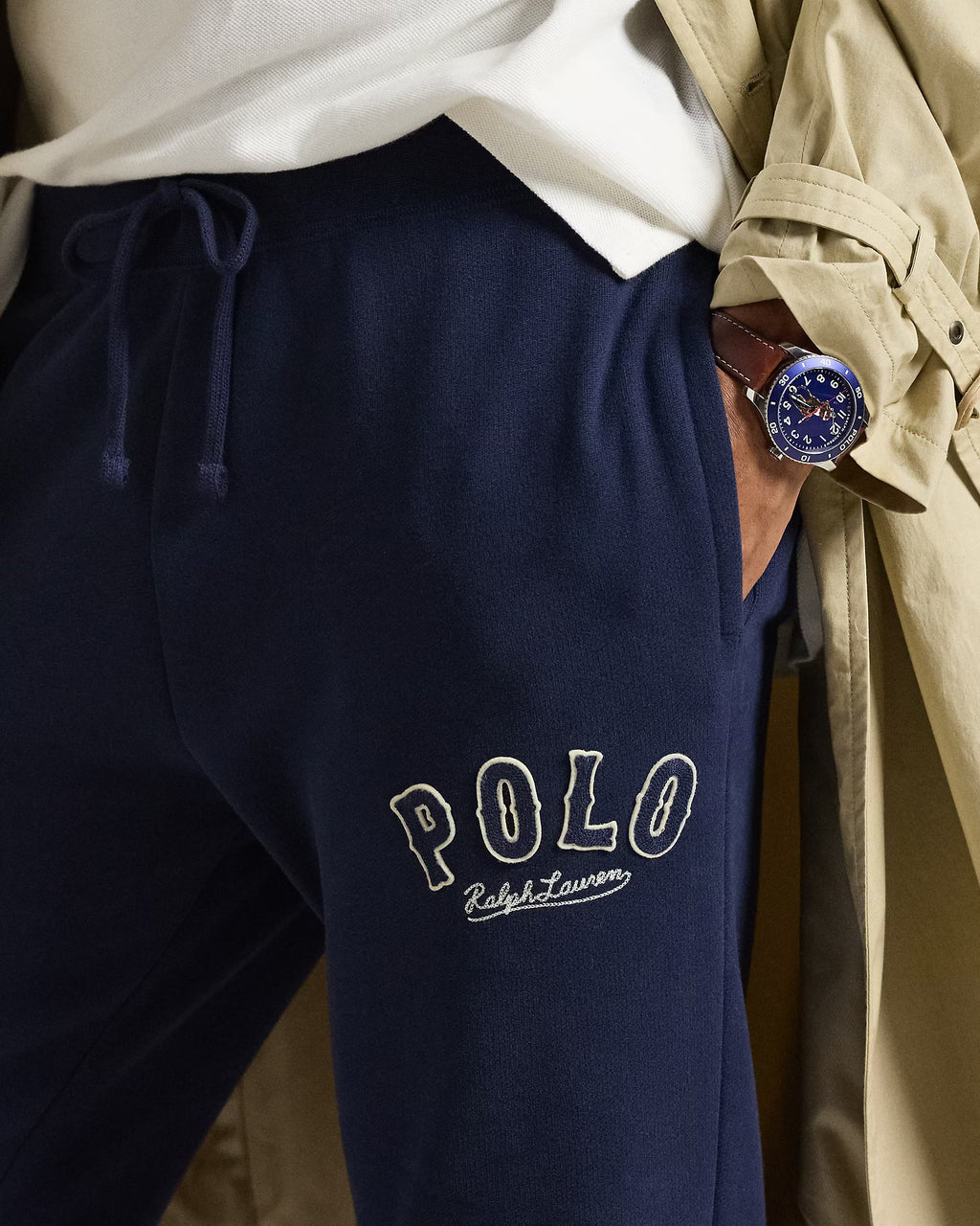 Pantalon de jogging RL en molleton
