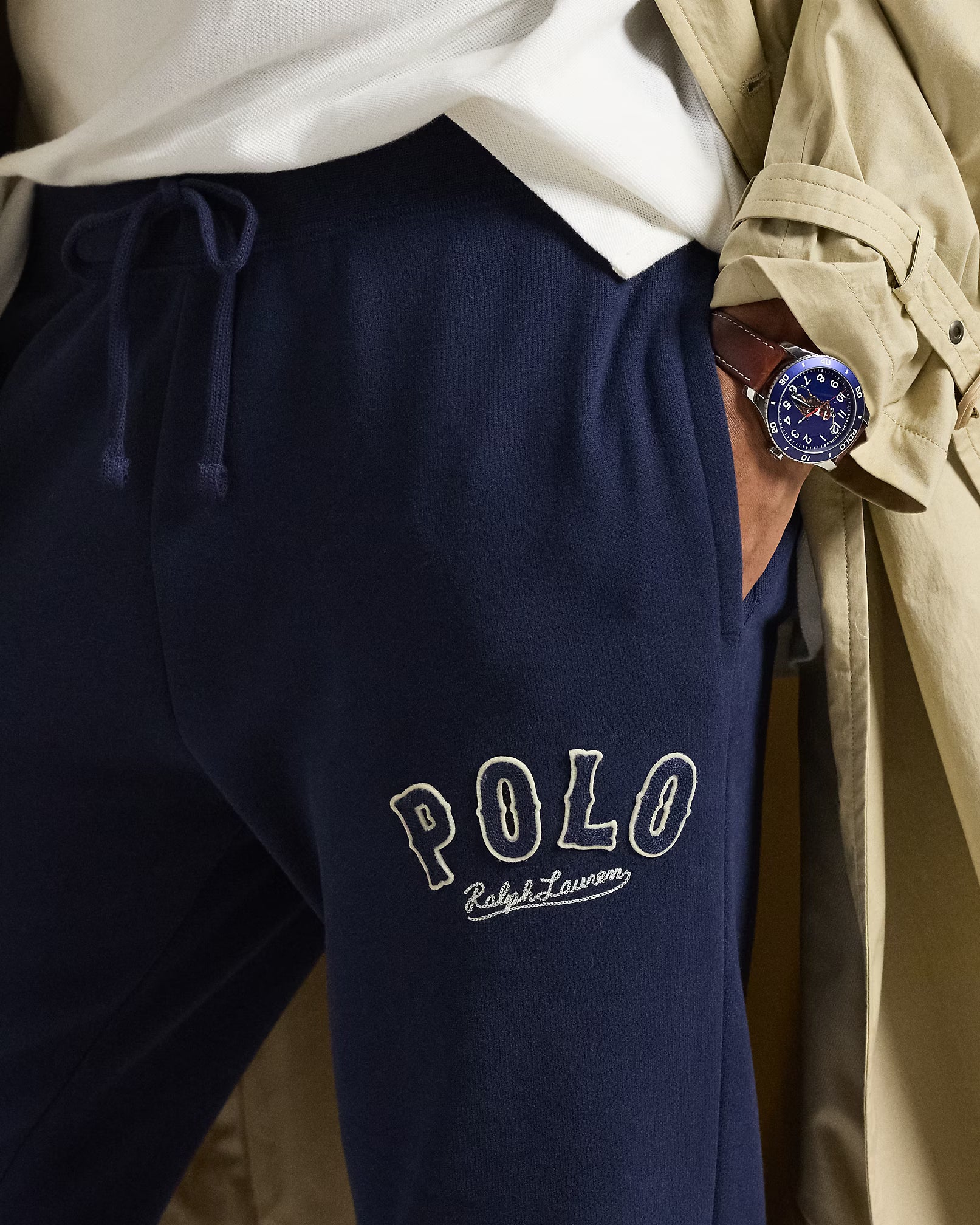 Pantalon de jogging RL en molleton