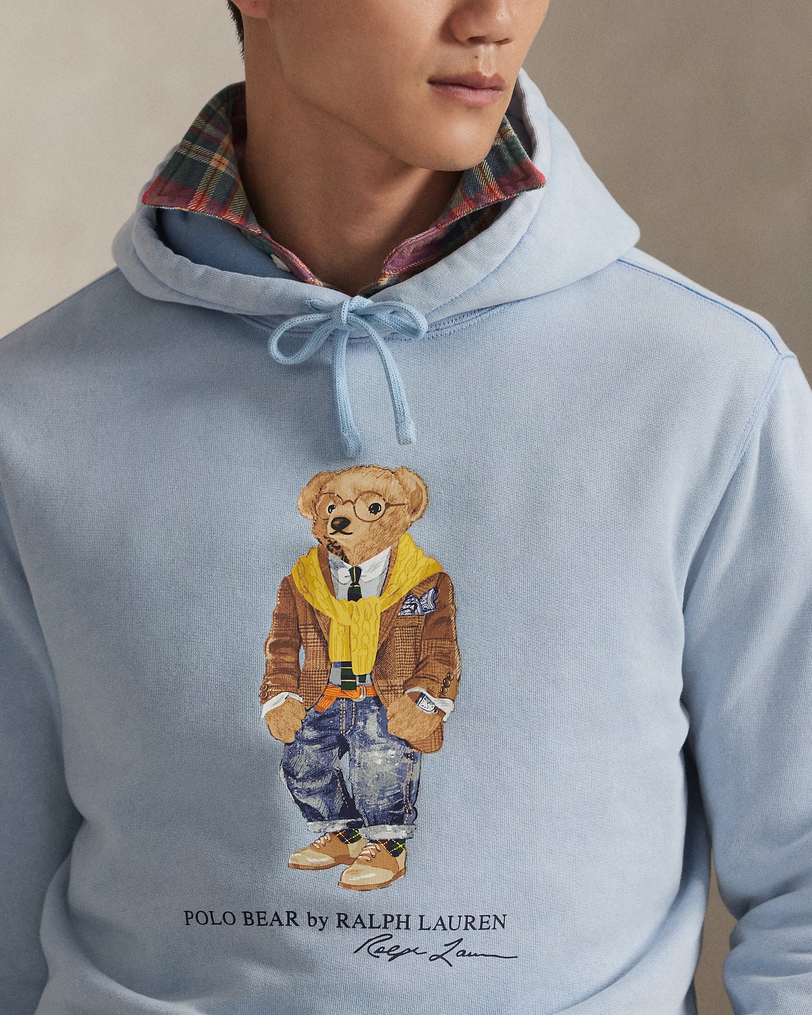 Sweat à capuche Polo Bear en molleton