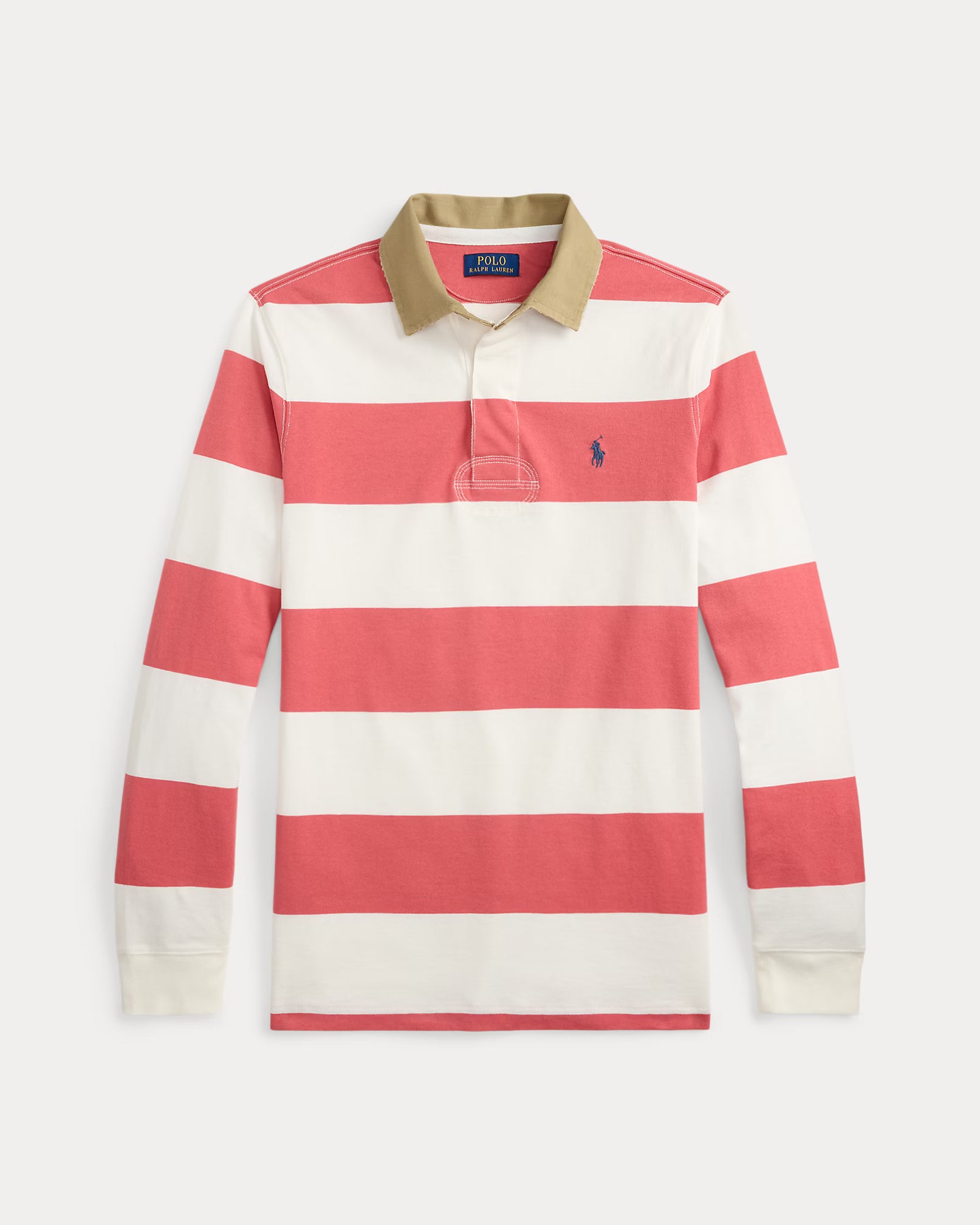 Chemise de rugby Classic Fit à col kaki