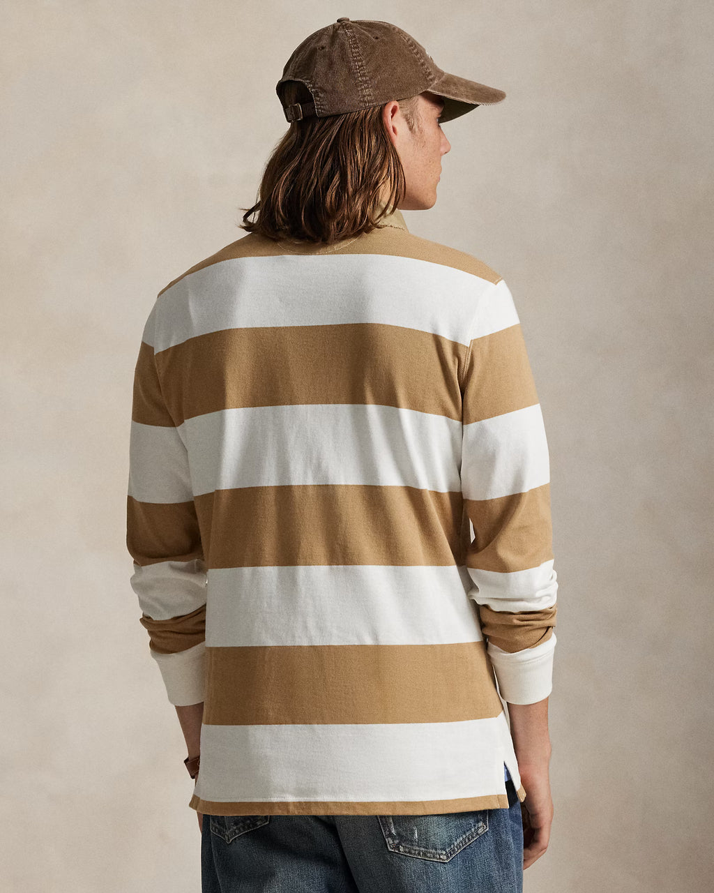 Chemise de rugby Classic Fit à col kaki