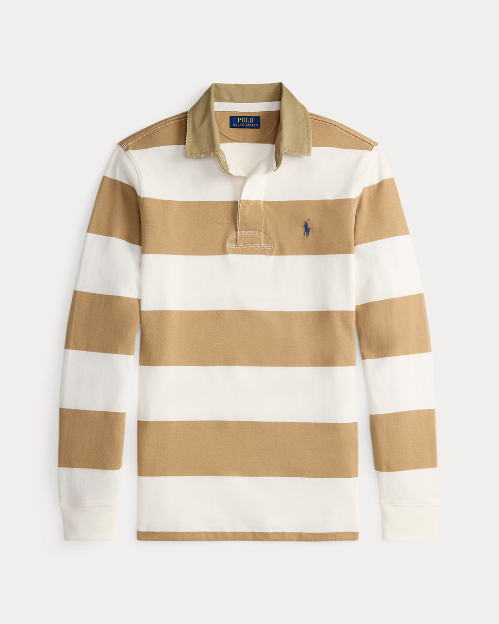 Chemise de rugby Classic Fit à col kaki