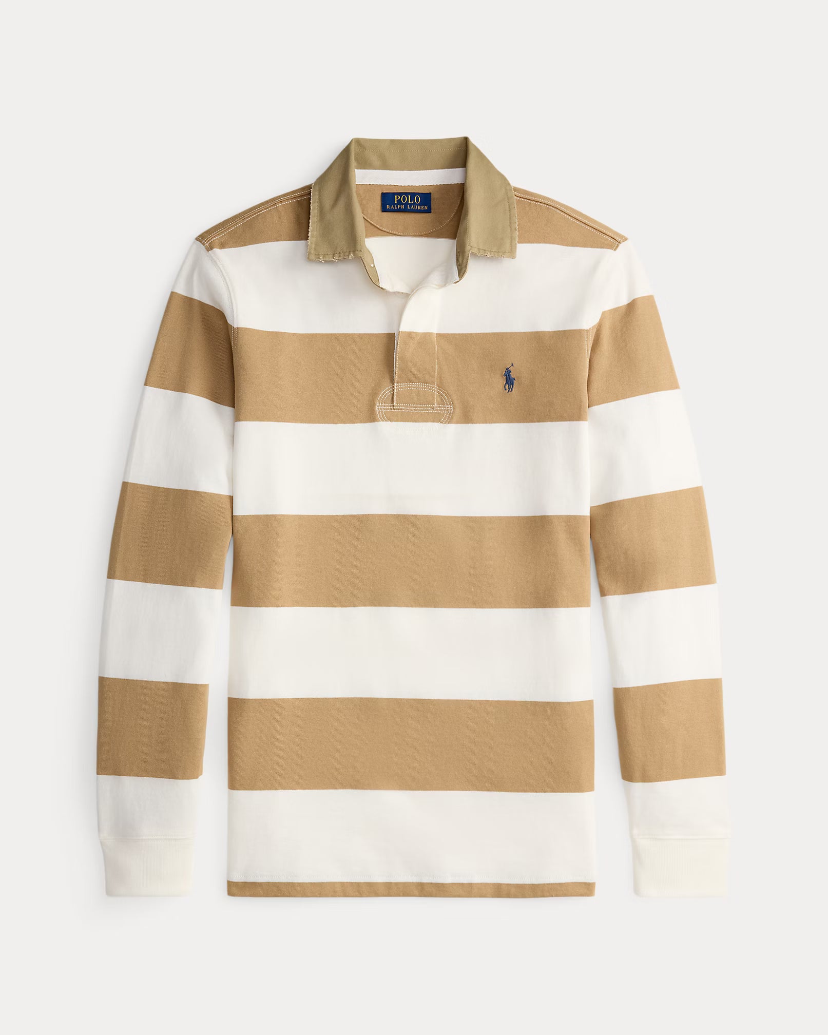 Chemise de rugby Classic Fit à col kaki