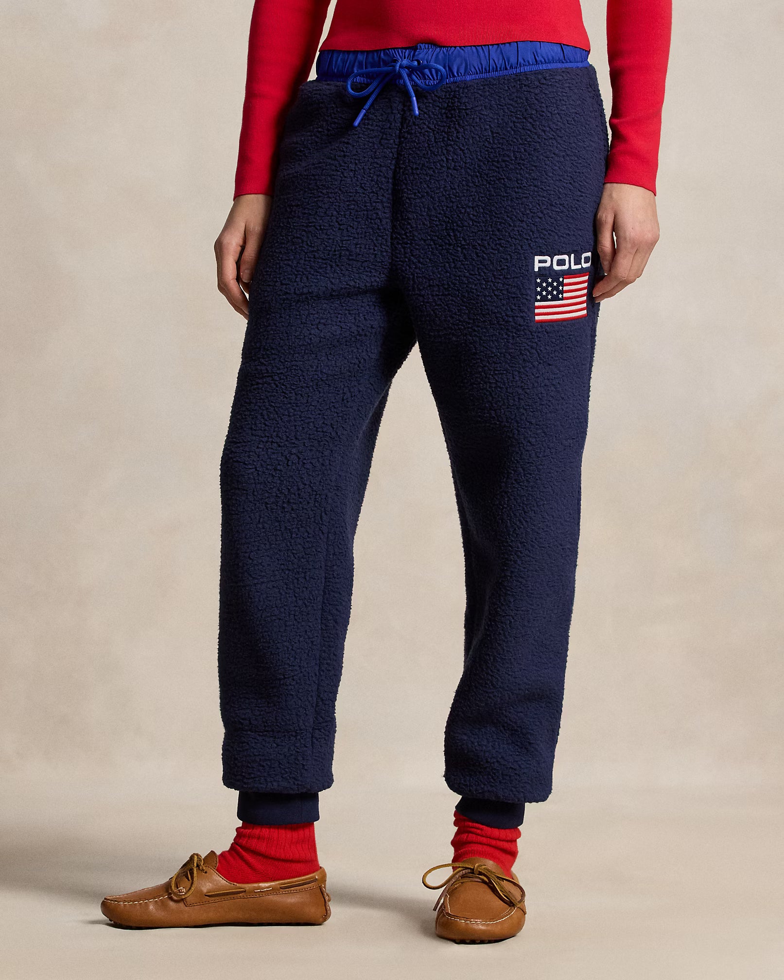 Pantalon de survêtement drapeau molleton