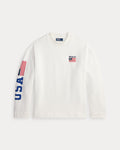 Pull col cheminée à drapeau en molleton