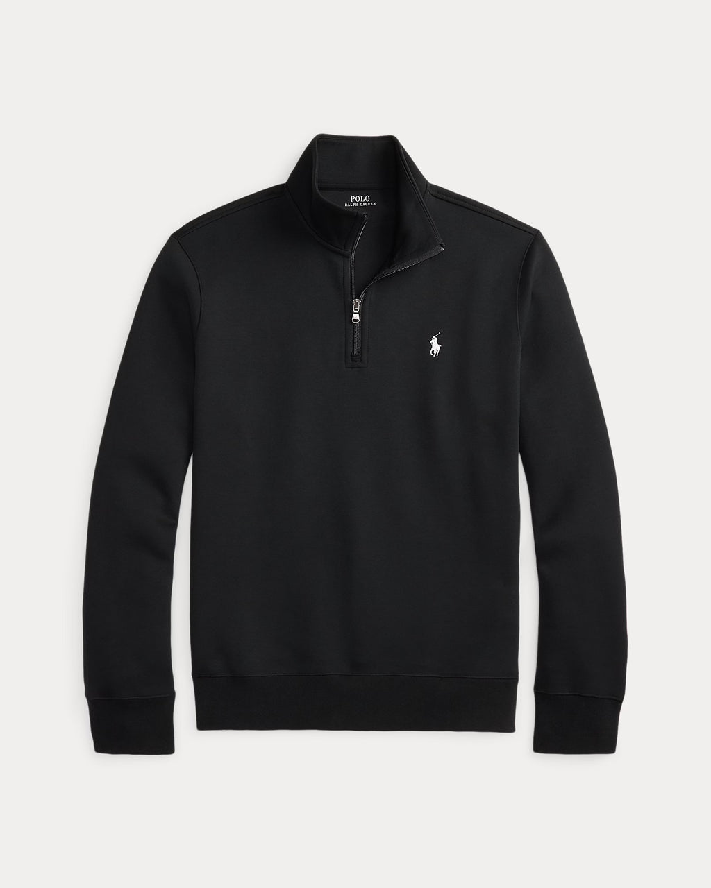 Pull quart de zip en maille double