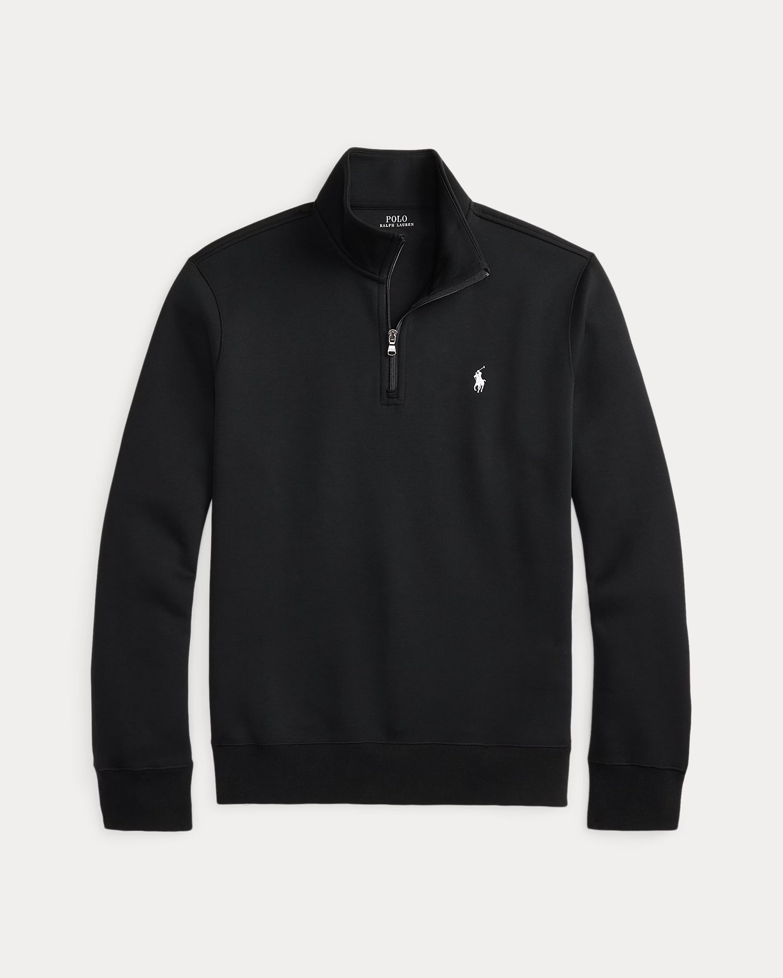 Pull quart de zip en maille double