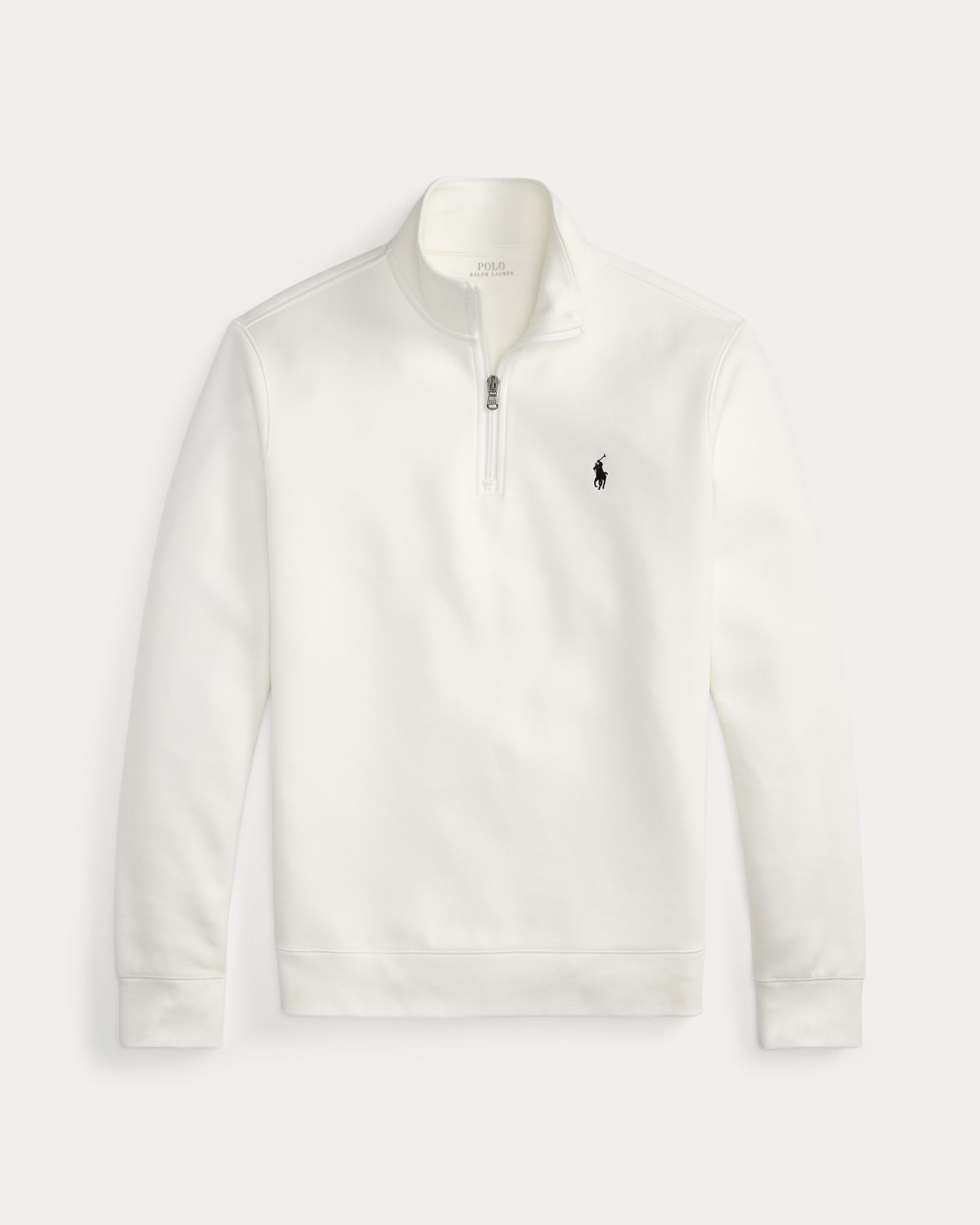 Pull quart de zip en maille double