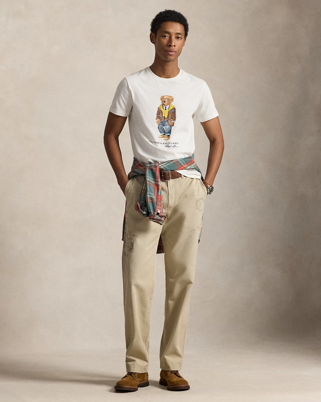 T-shirt Polo Bear en jersey Slim Fit