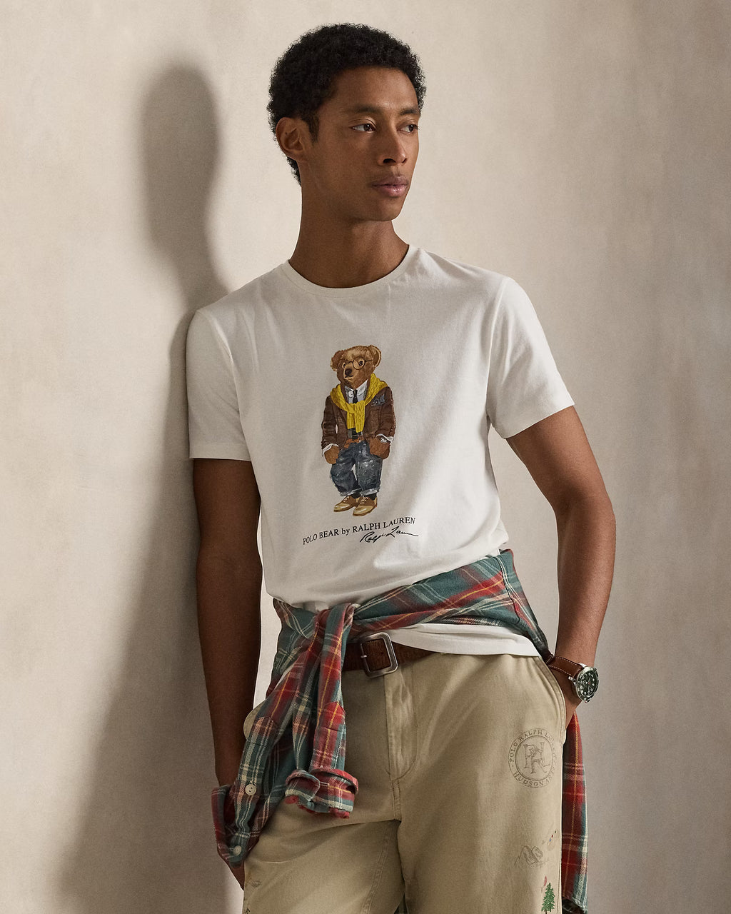 T-shirt Polo Bear en jersey Slim Fit